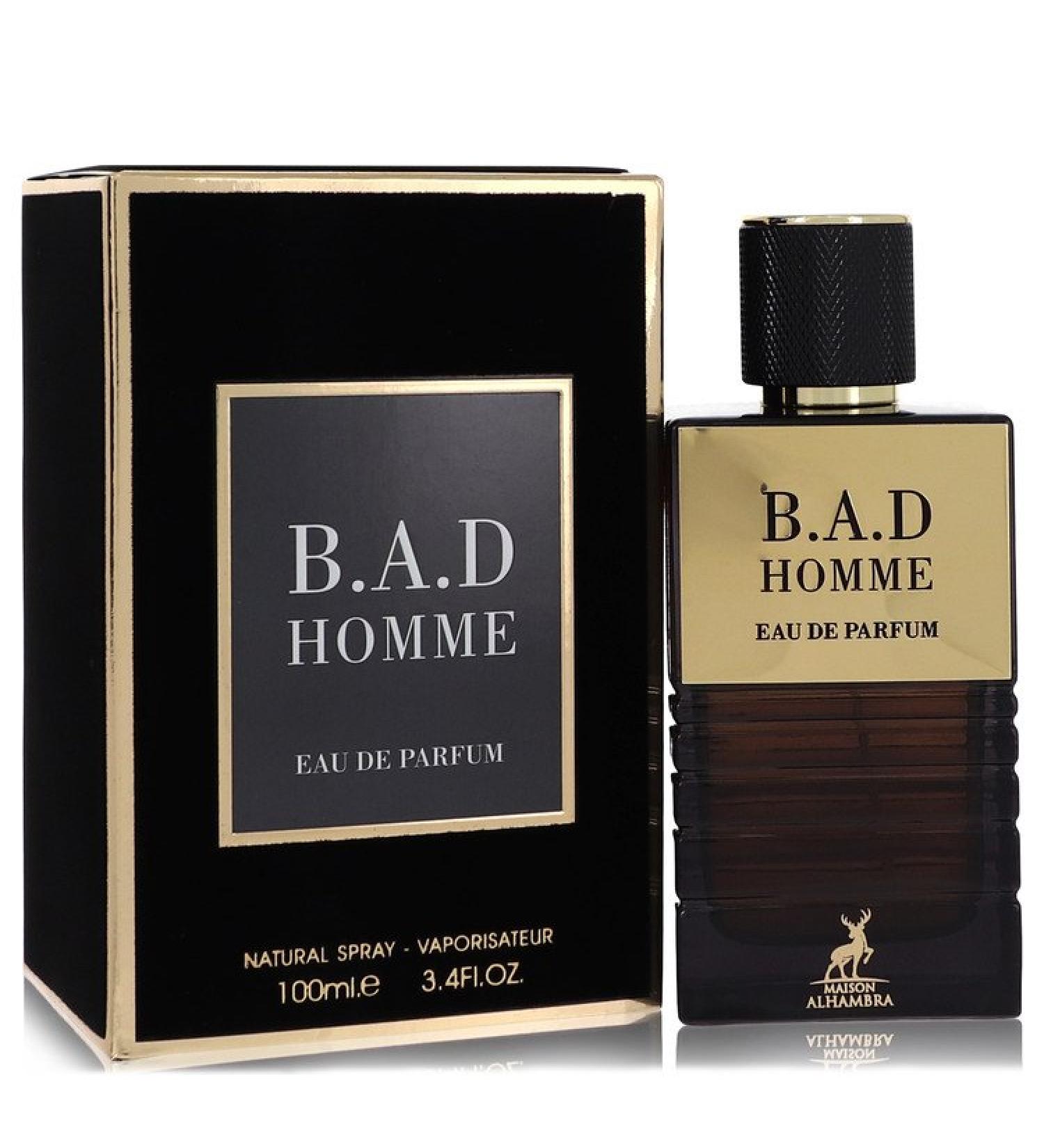 B.A.D Homme by Maison Alhambra Eau De Parfum Spray 3.4 oz for Men
