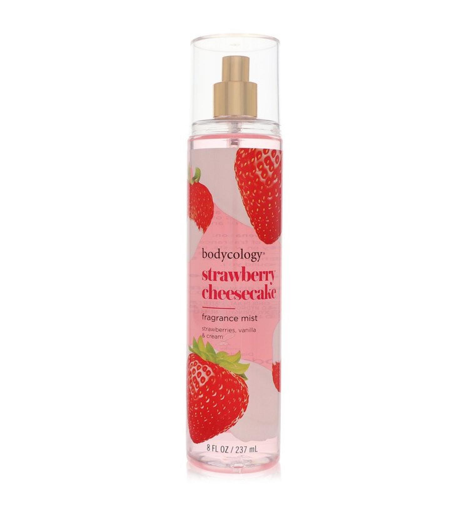 Bodycology Strawberry Cheesecake by Bodycology Fragrance Mist Spray 8 oz for Women