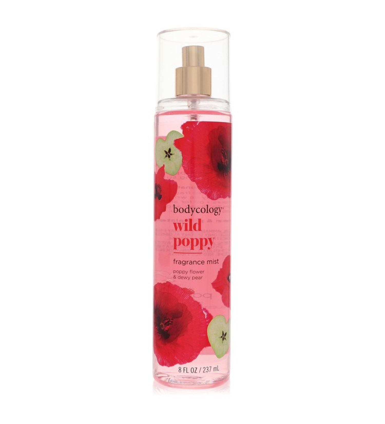 Bodycology Wild Poppy by Bodycology Fragrance Mist Spray 8 oz for Women
