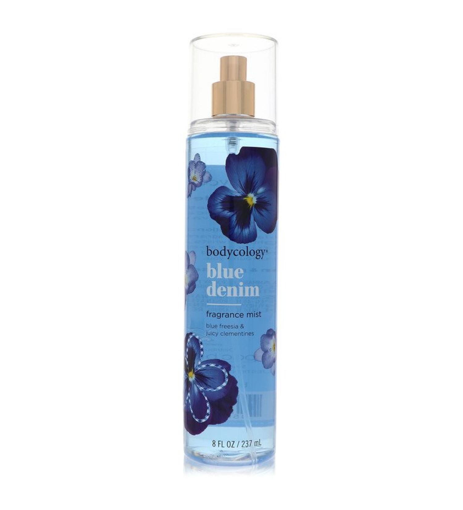Bodycology Blue Denim by Bodycology Fragrance Mist Spray 8 oz for Women