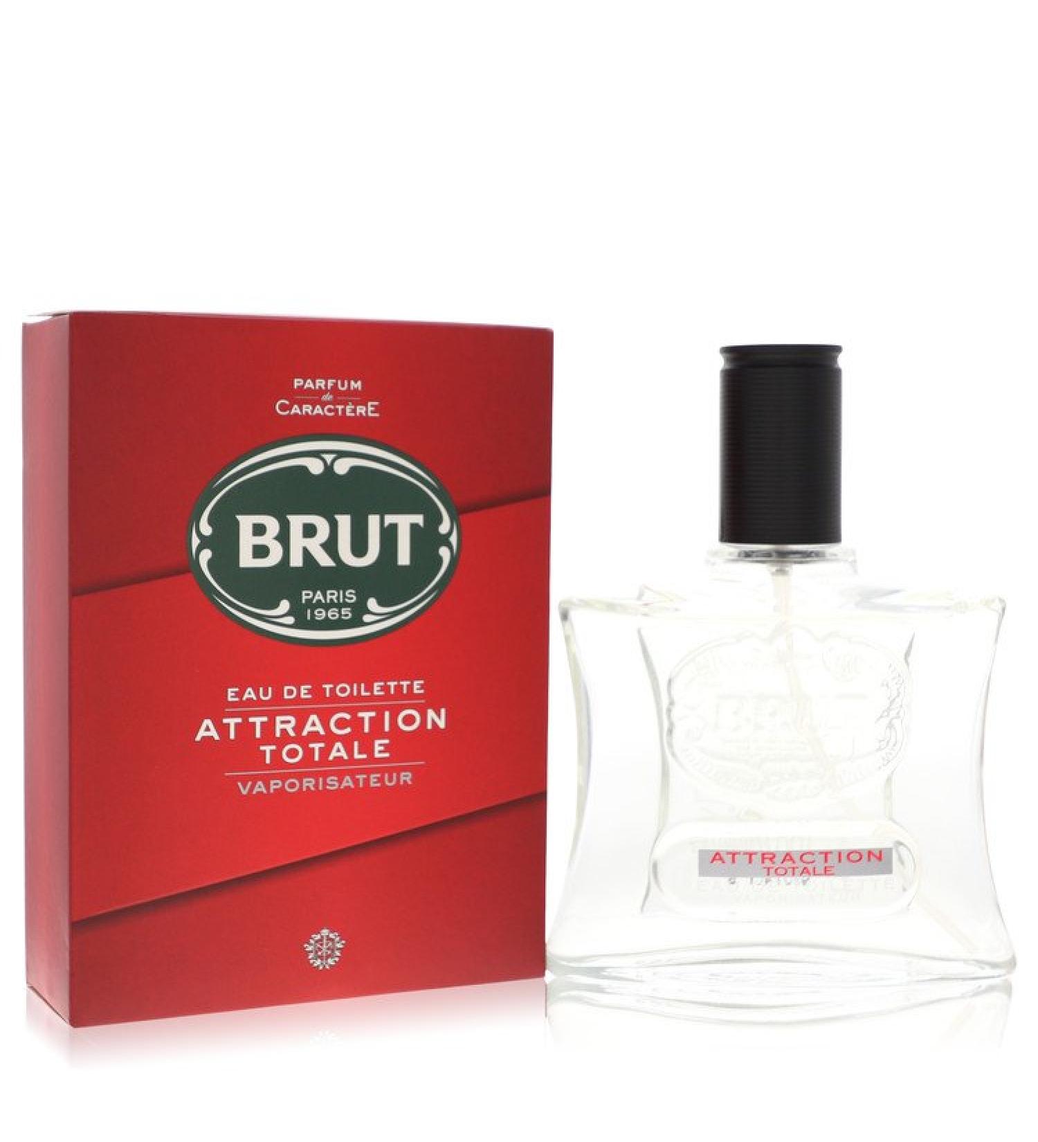 Brut Attraction Totale by Faberge Eau De Toilette Spray 3.4 oz for Men