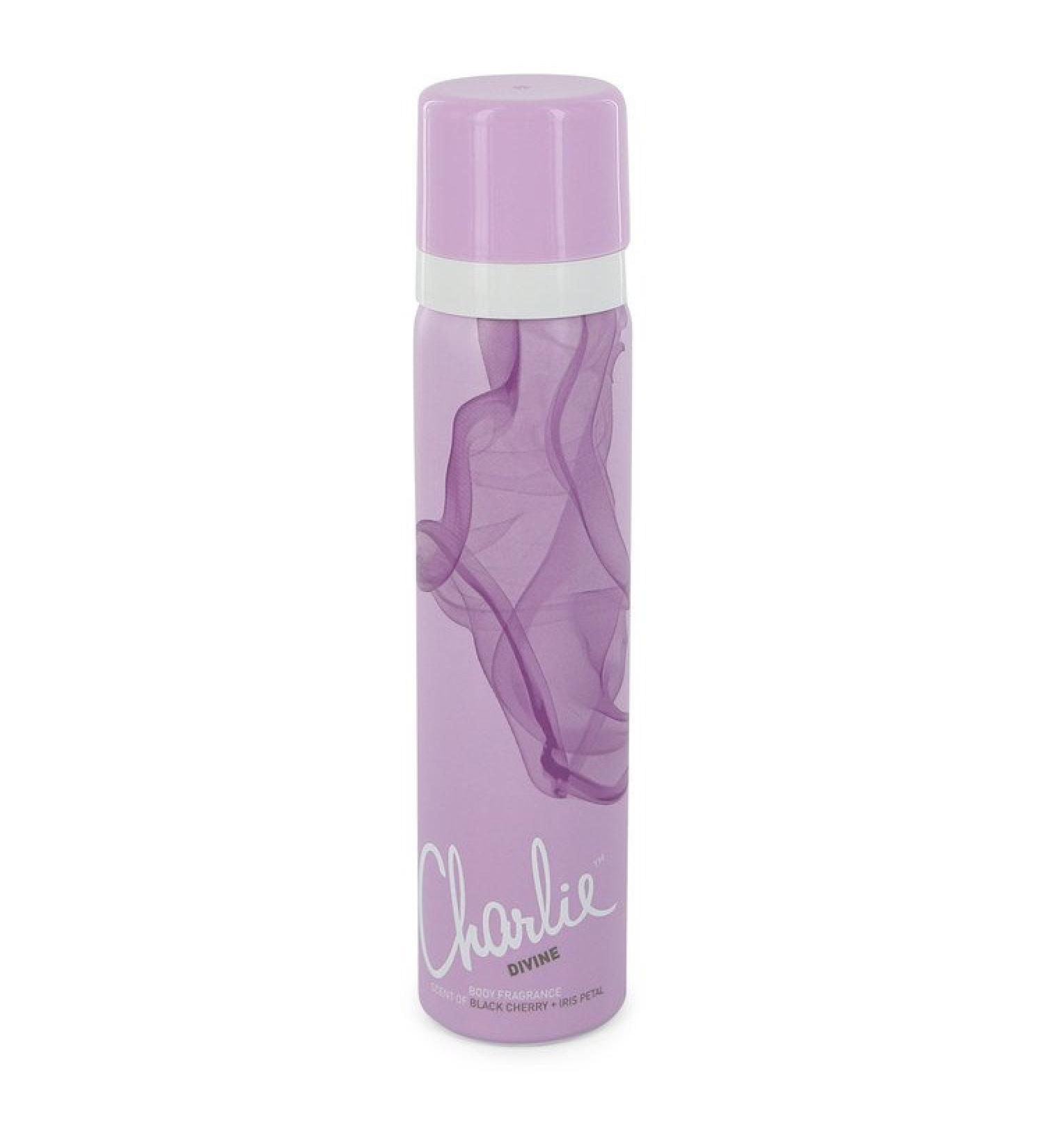 Charlie Divine by Revlon Body Spray 2.5 oz for Women