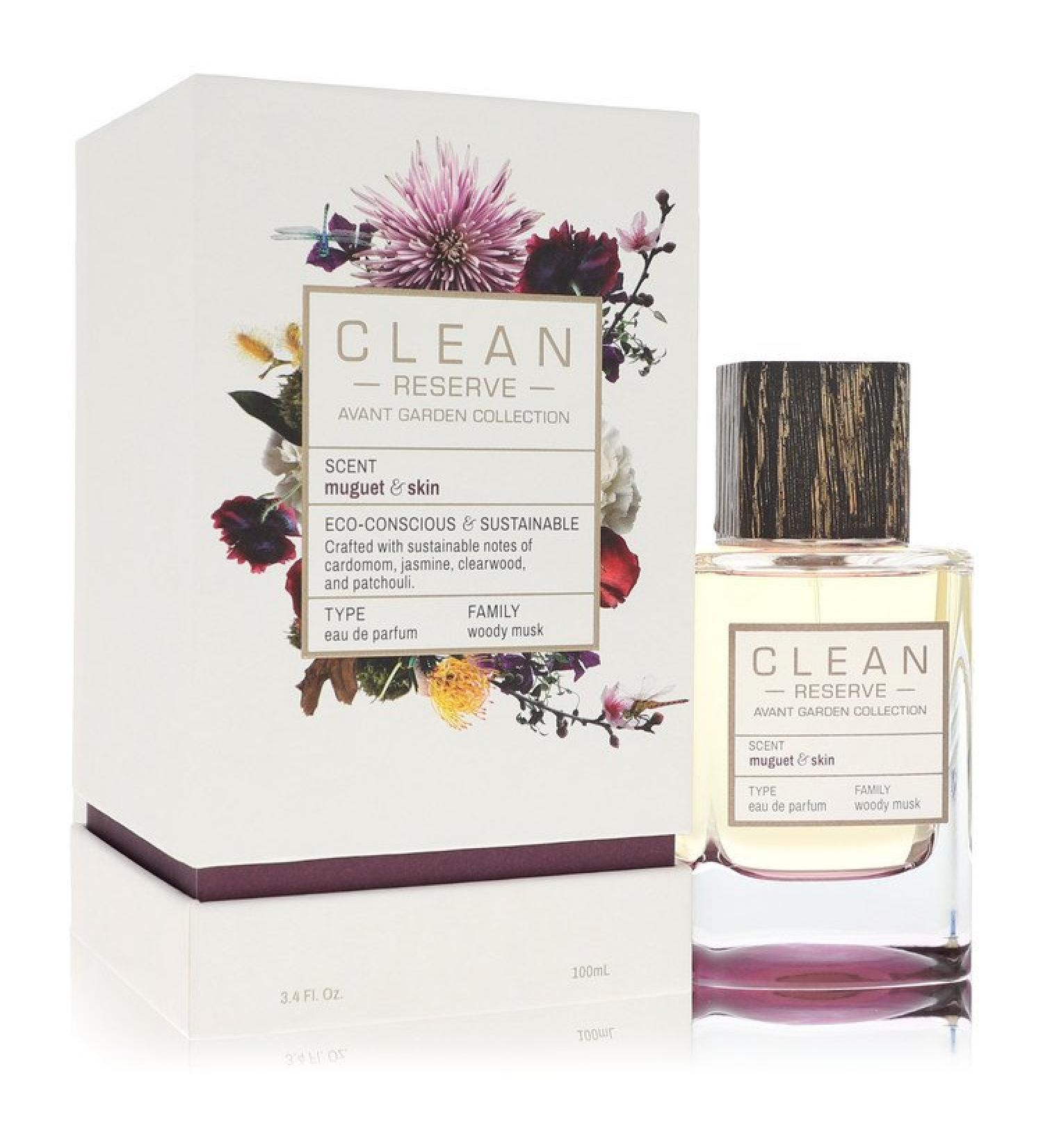 Clean Reserve Muguet & Skin by Clean Eau De Parfum Spray (Unisex) 3.4 oz for Women