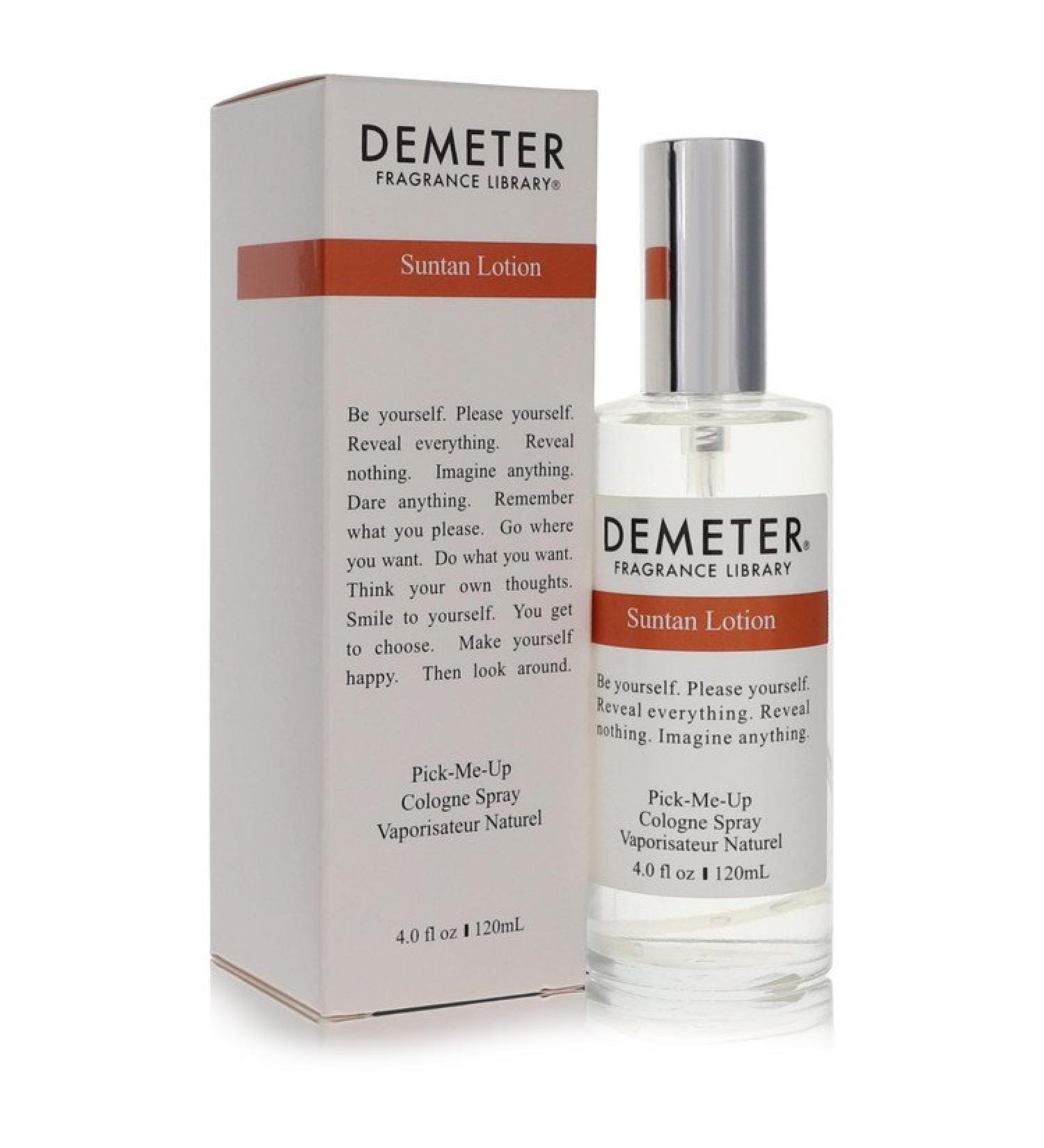 Demeter Suntan Lotion by Demeter Cologne Spray 4 oz for Women