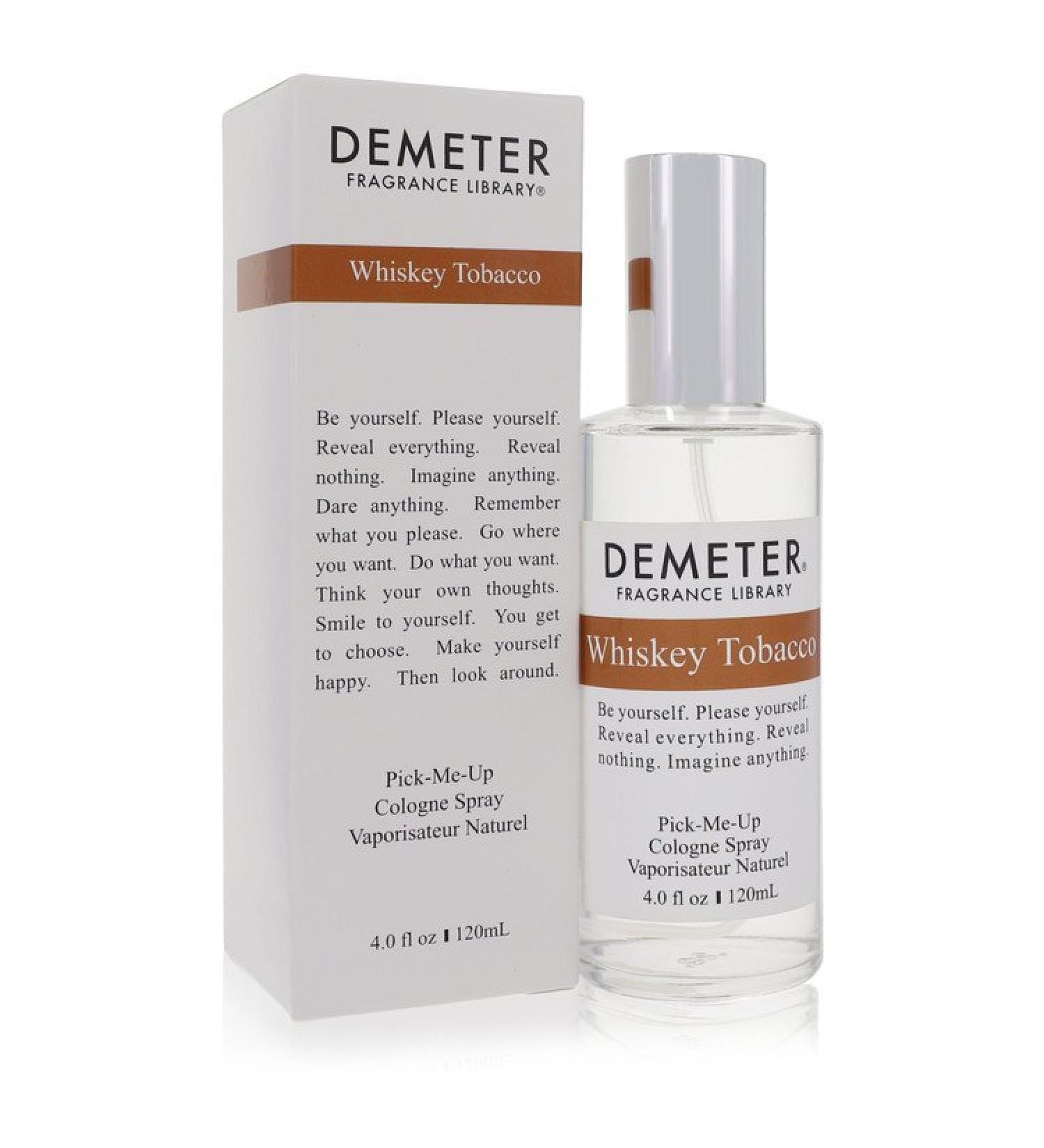 Demeter Whiskey Tobacco by Demeter Cologne Spray 4 oz for Men