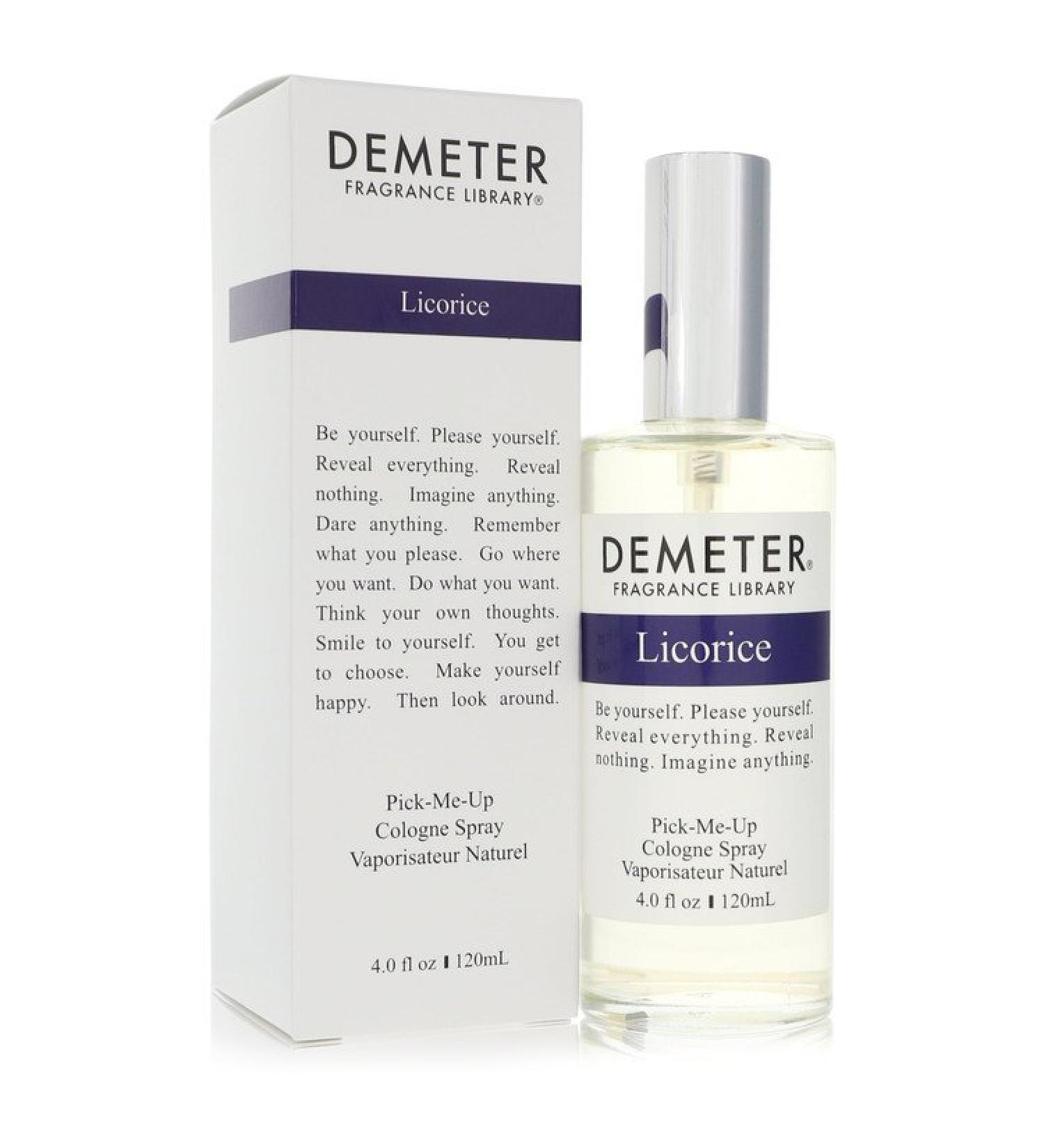 Demeter Licorice by Demeter Cologne Spray (Unisex) 4 oz for Women