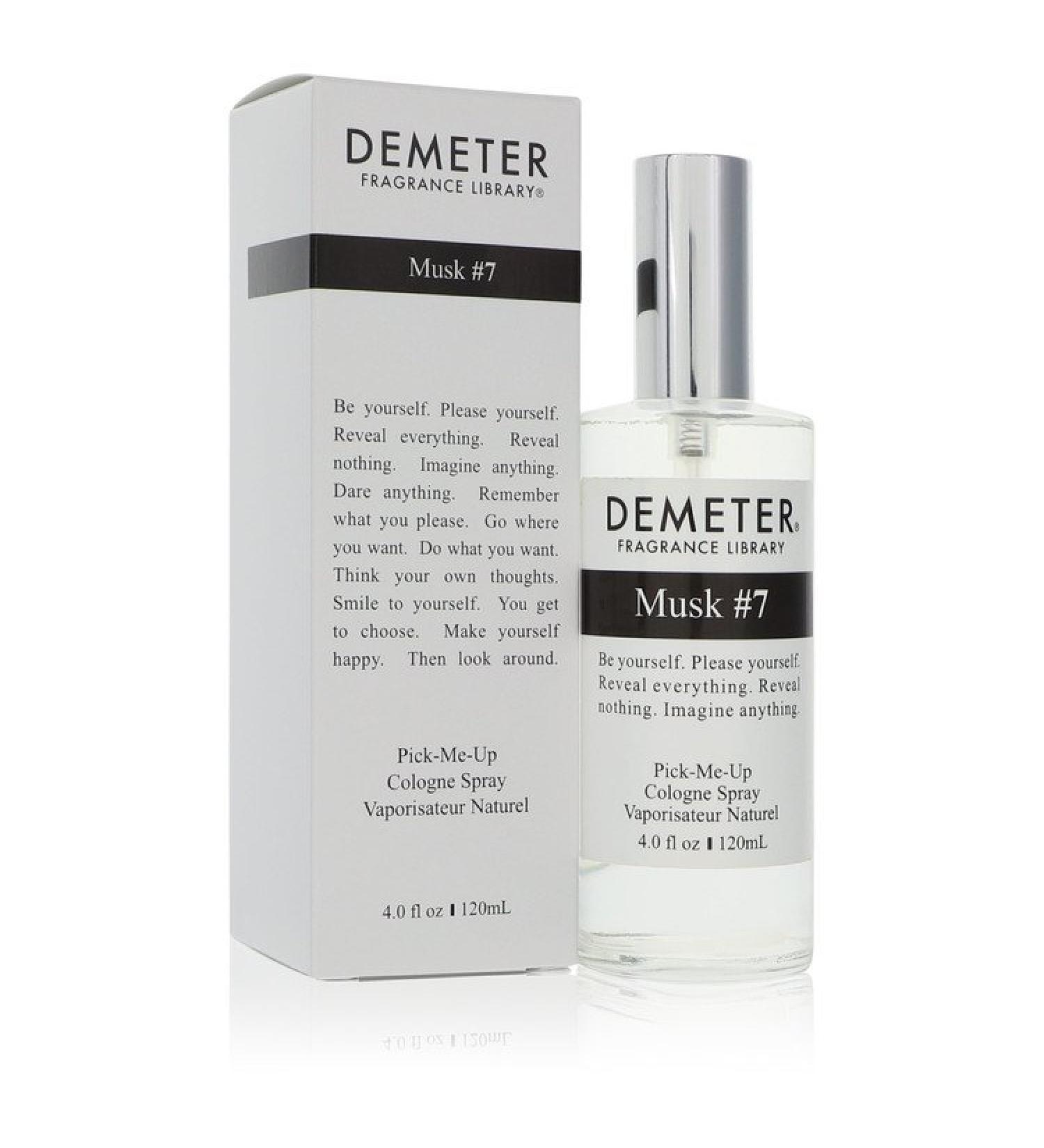 Demeter Musk #7 by Demeter Cologne Spray (Unisex) 4 oz for Men