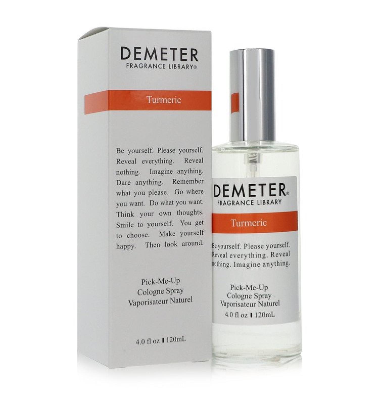 Demeter Turmeric by Demeter Cologne Spray (Unisex) 4 oz for Men