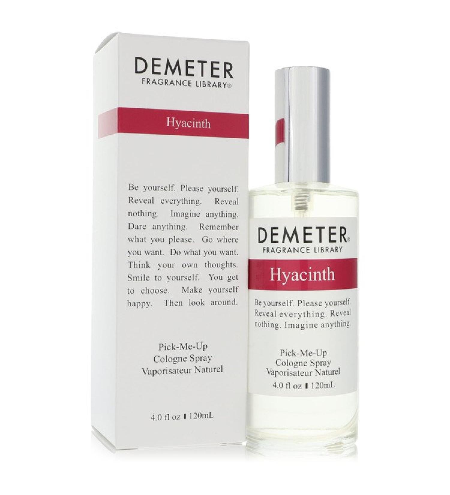 Demeter Hyacinth by Demeter Cologne Spray (Unisex) 4 oz for Women