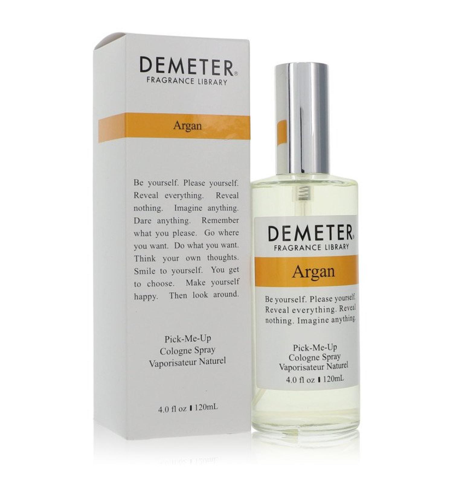 Demeter Argan by Demeter Cologne Spray (Unisex) 4 oz for Men