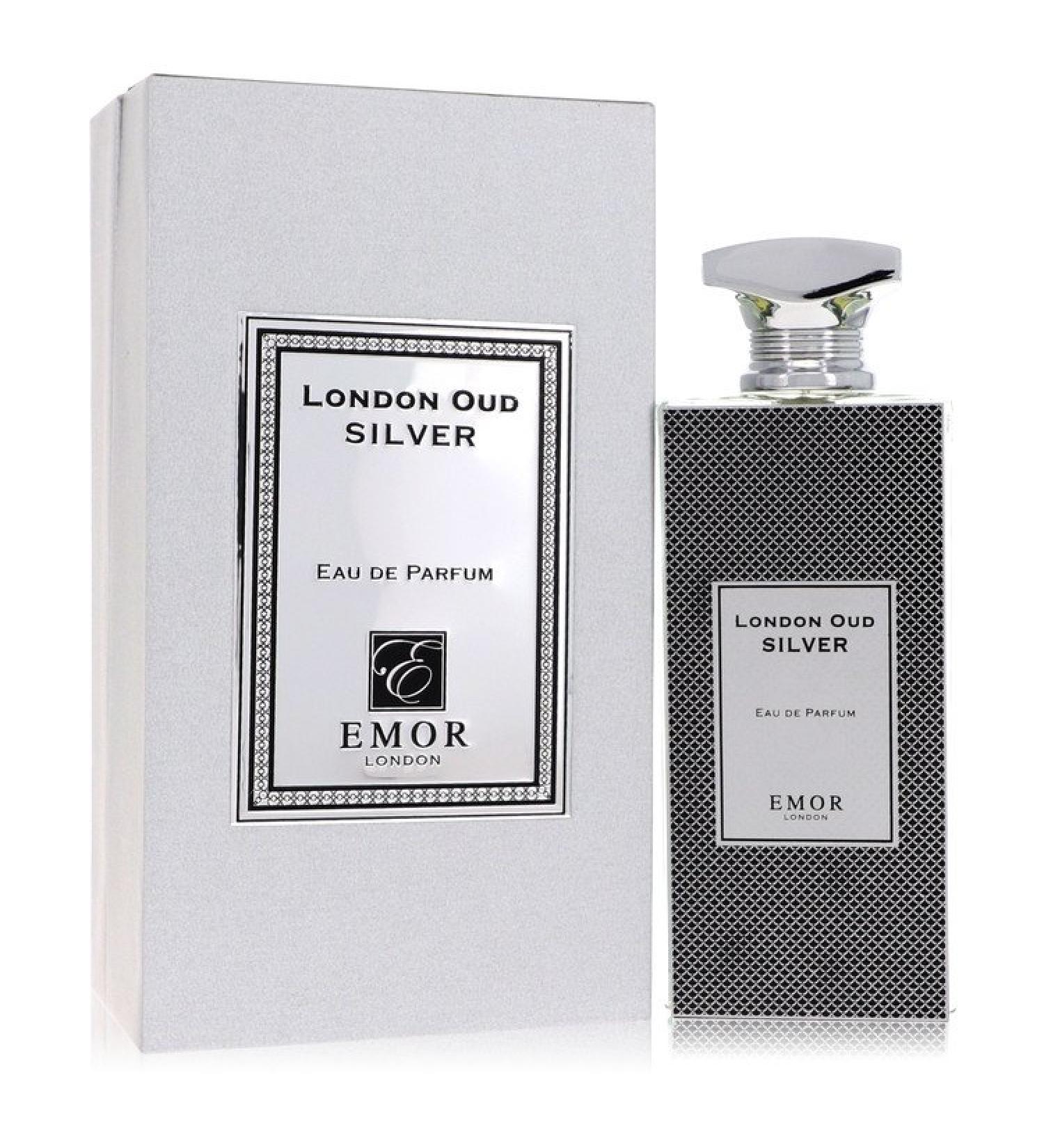 Emor London Oud Silver by Emor London Eau De Parfum Spray (Unisex) 4.2 oz for Men