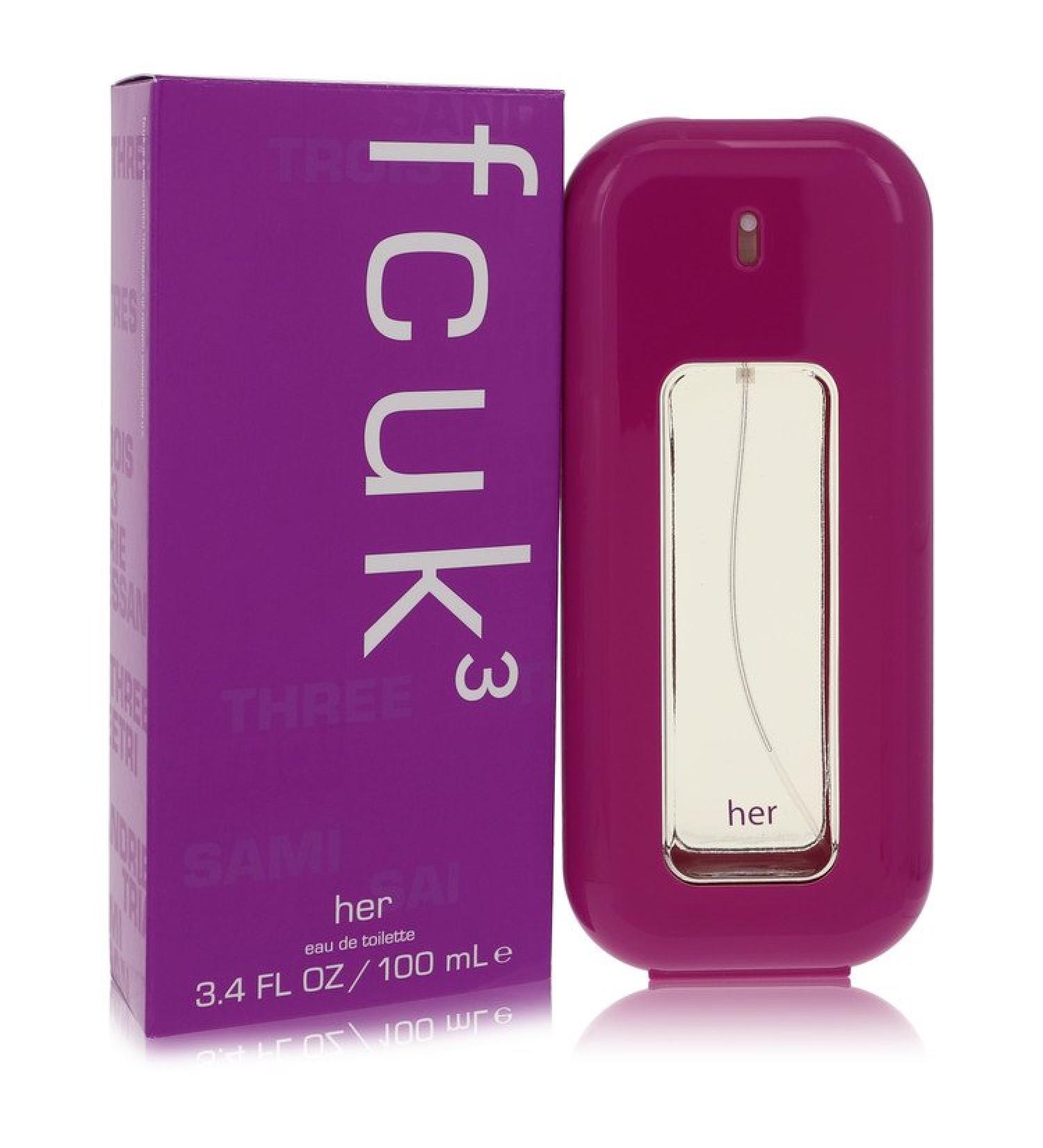Fcuk 3 by French Connection Eau De Toilette Spray 3.4 oz for Women