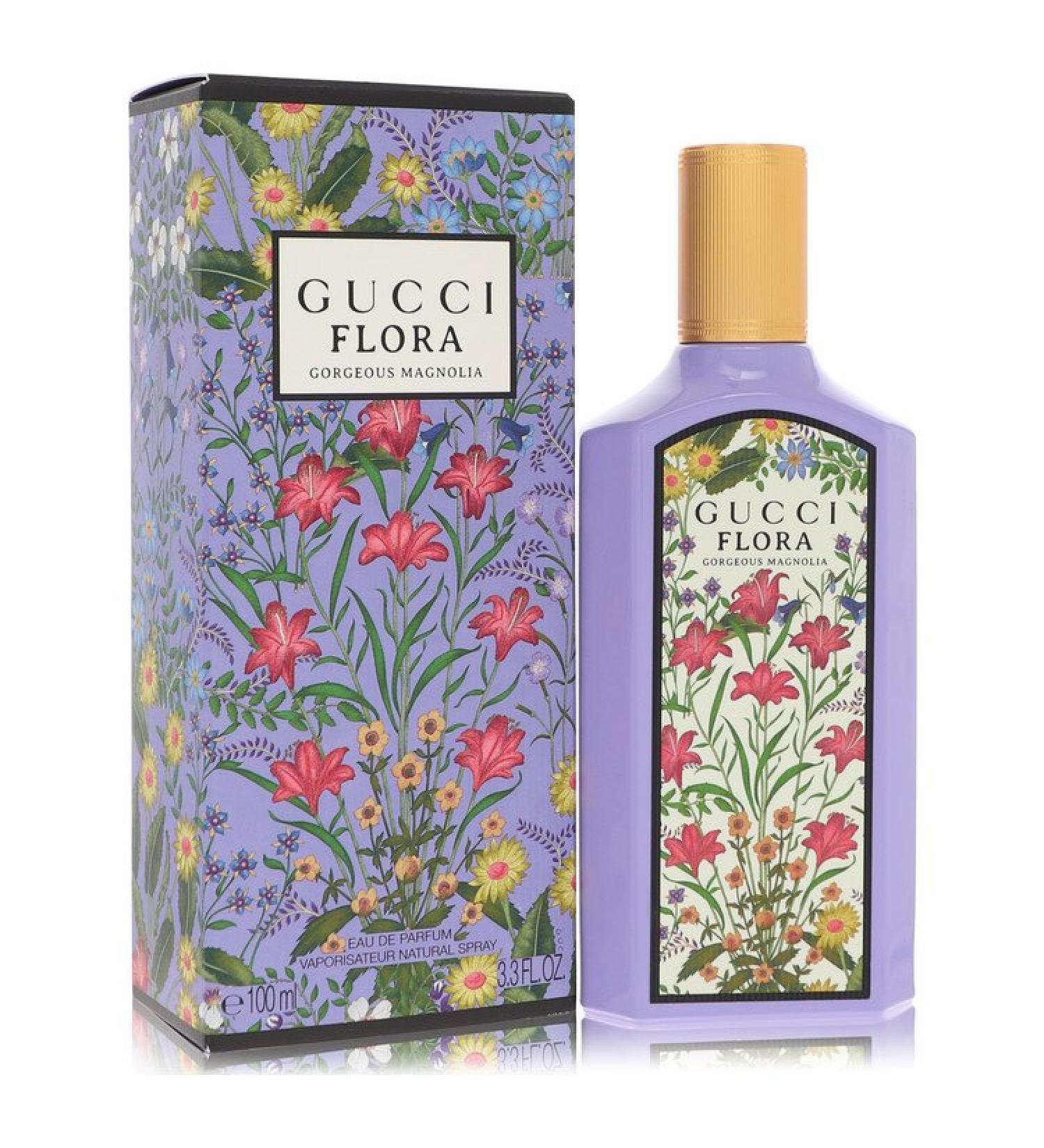 Flora Gorgeous Magnolia by Gucci Eau De Parfum Spray 3.3 oz for Women