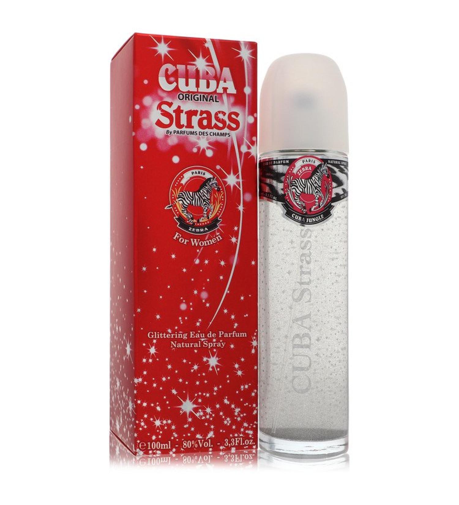 Cuba Strass Zebra by Fragluxe Eau De Parfum Spray 3.4 oz for Women