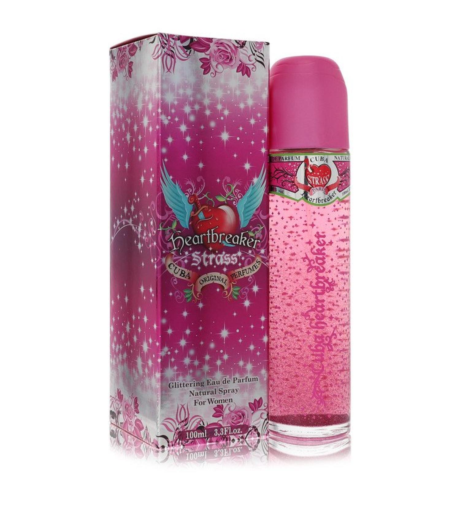 Cuba Strass Heartbreaker by Fragluxe Eau De Parfum Spray 3.4 oz for Women