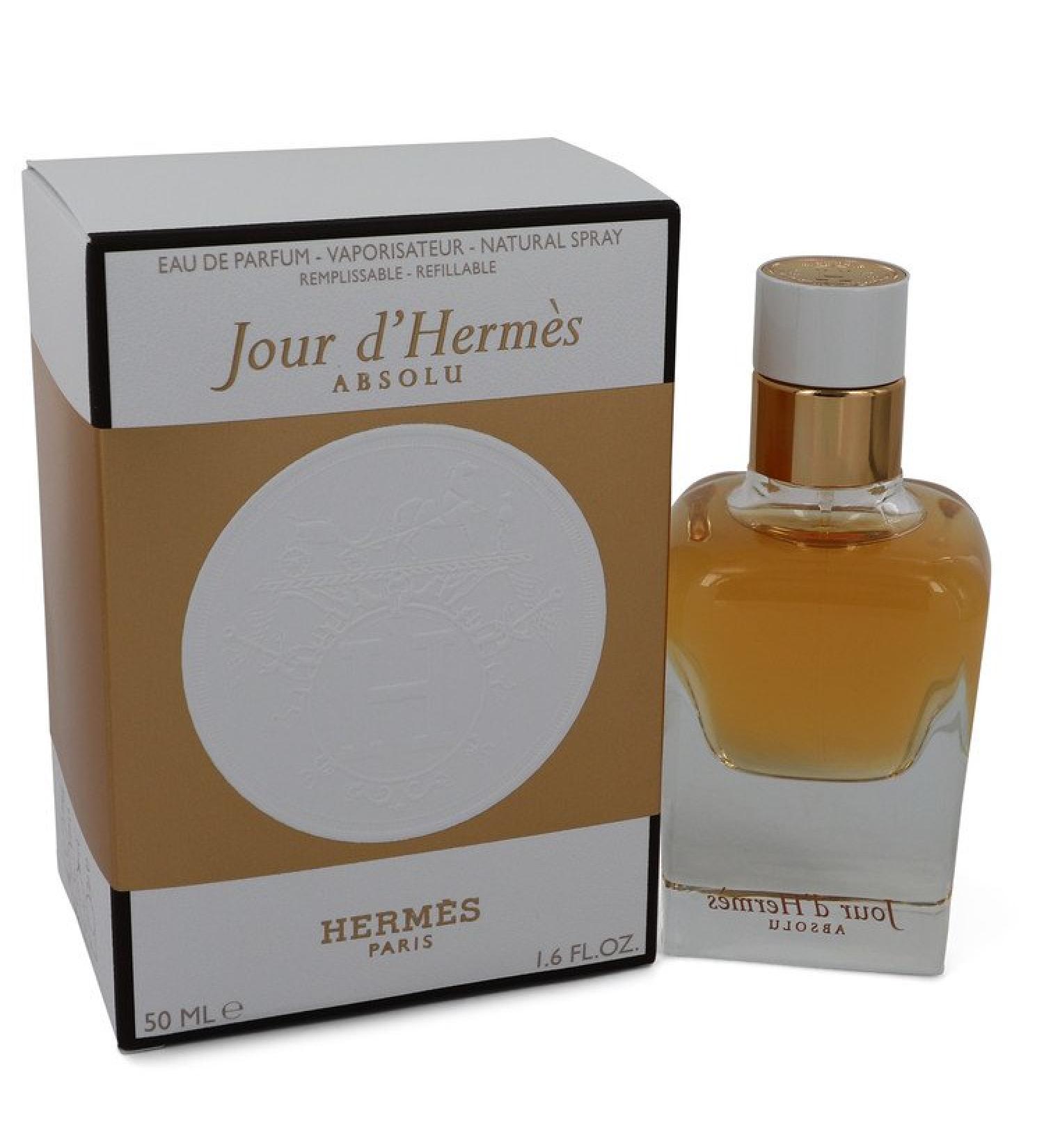 Jour D'hermes Absolu by Hermes Eau De Parfum Spray Refillable 1.6 oz for Women