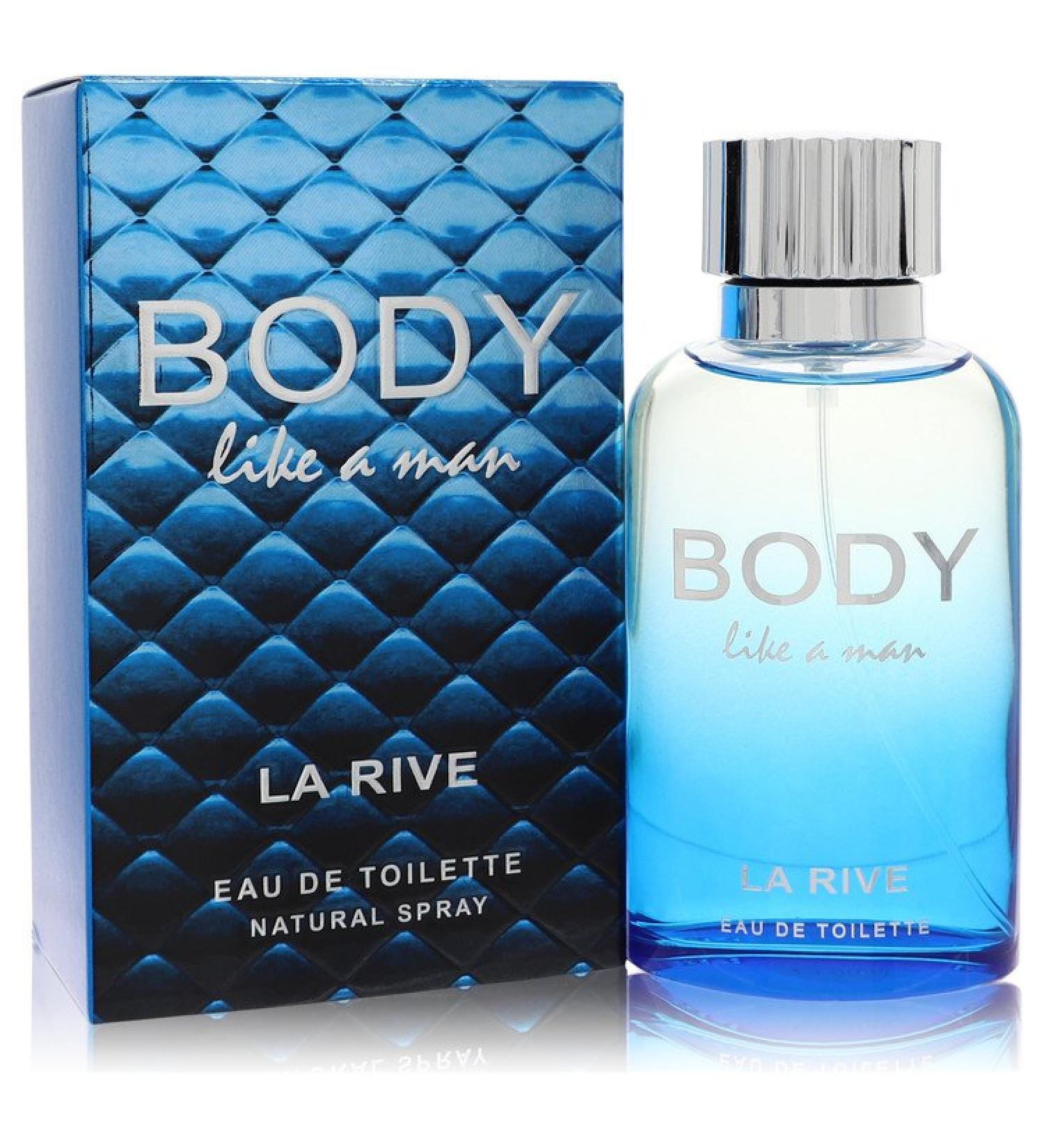 La Rive Body Like A Man by La Rive Eau De Toilette Spray 3 oz for Men