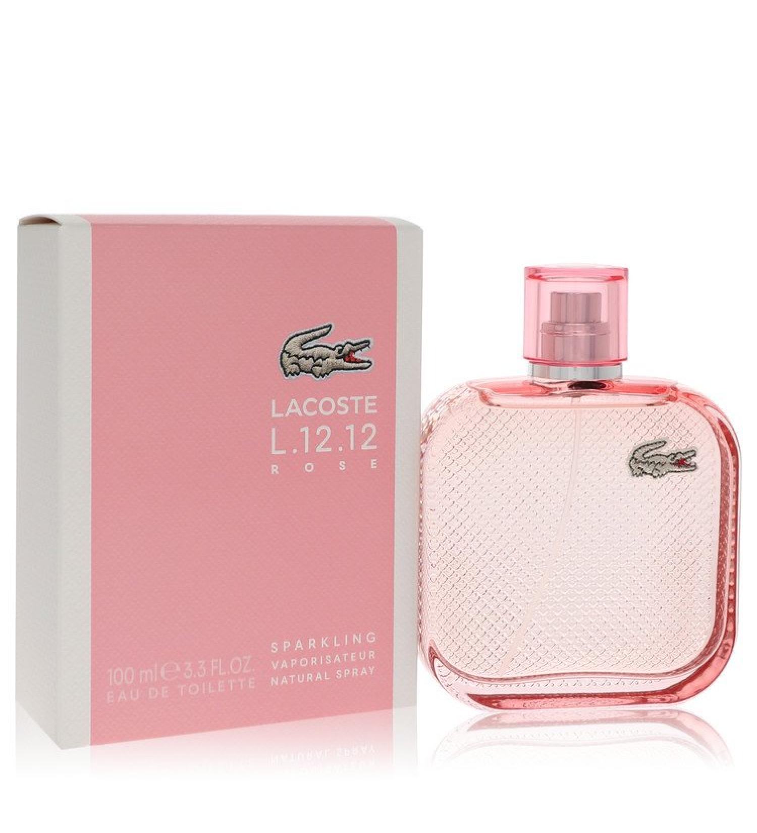 Lacoste Eau De Lacoste L.12.12 Rose Sparkling by Lacoste Eau De Toilette Spray 3.3 oz for Women