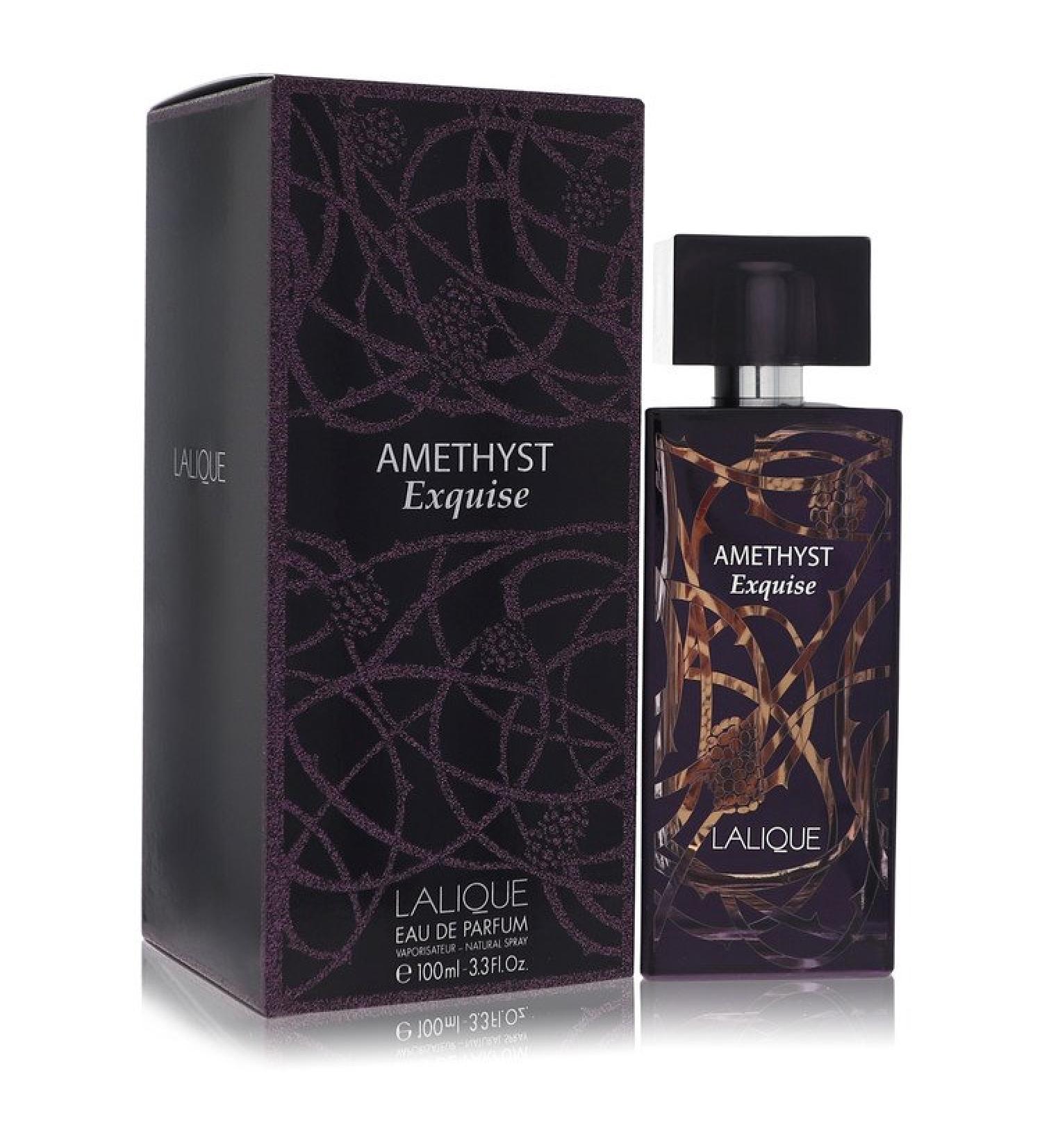 Lalique Amethyst Exquise by Lalique Eau De Parfum Spray 3.3 oz for Women