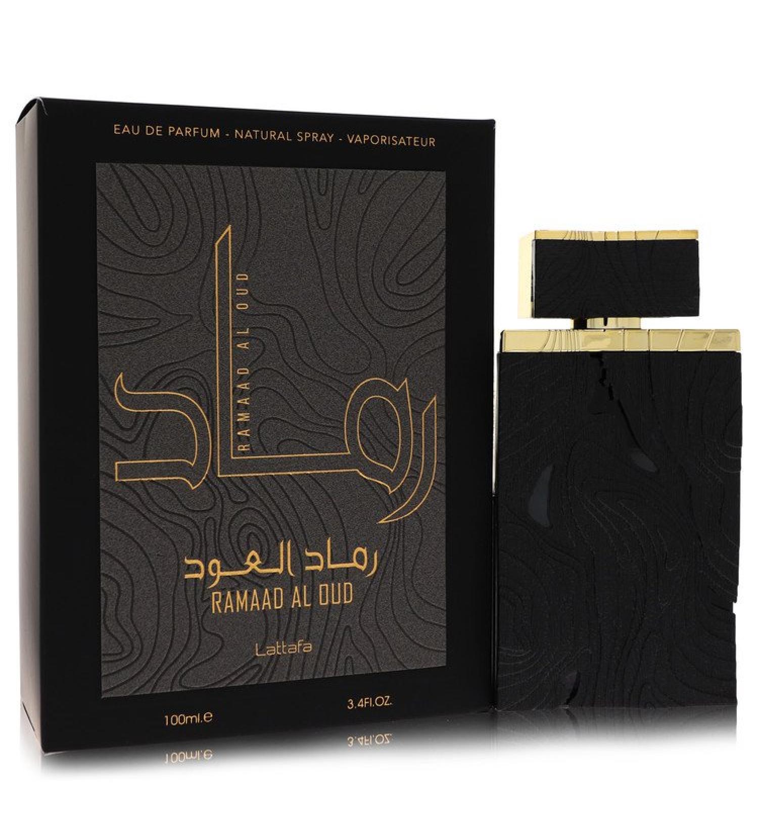Lattafa Ramaad Al Oud by Lattafa Eau De Parfum Spray (Unisex) 3.4 oz for Men