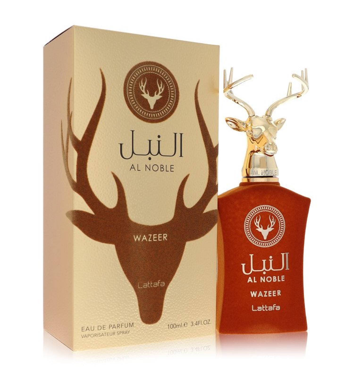 Lattafa Al Noble Wazeer by Lattafa Eau De Parfum Spray (Unisex) 3.4 oz for Women