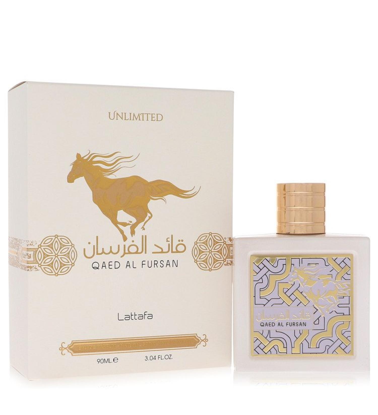 Lattafa Qaed Al Fursan Unlimited by Lattafa Eau De Parfum Spray (Unisex) 3.04 oz for Men