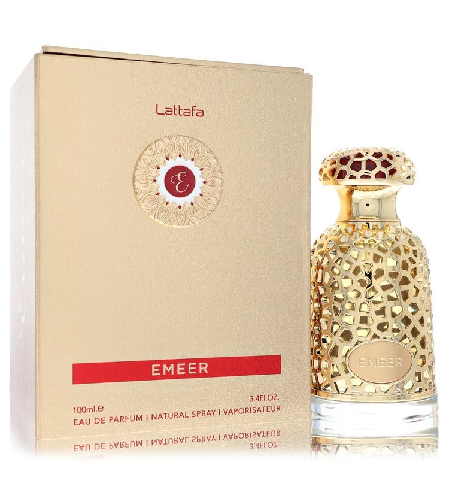 Lattafa Emeer by Lattafa Eau De Parfum Spray (Unisex) 3.4 oz for Men