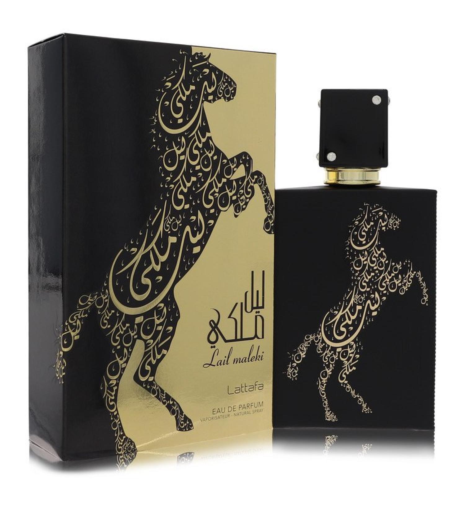 Lattafa Lail Maleki by Lattafa Eau De Parfum Spray (Unisex) 3.4 oz for Men