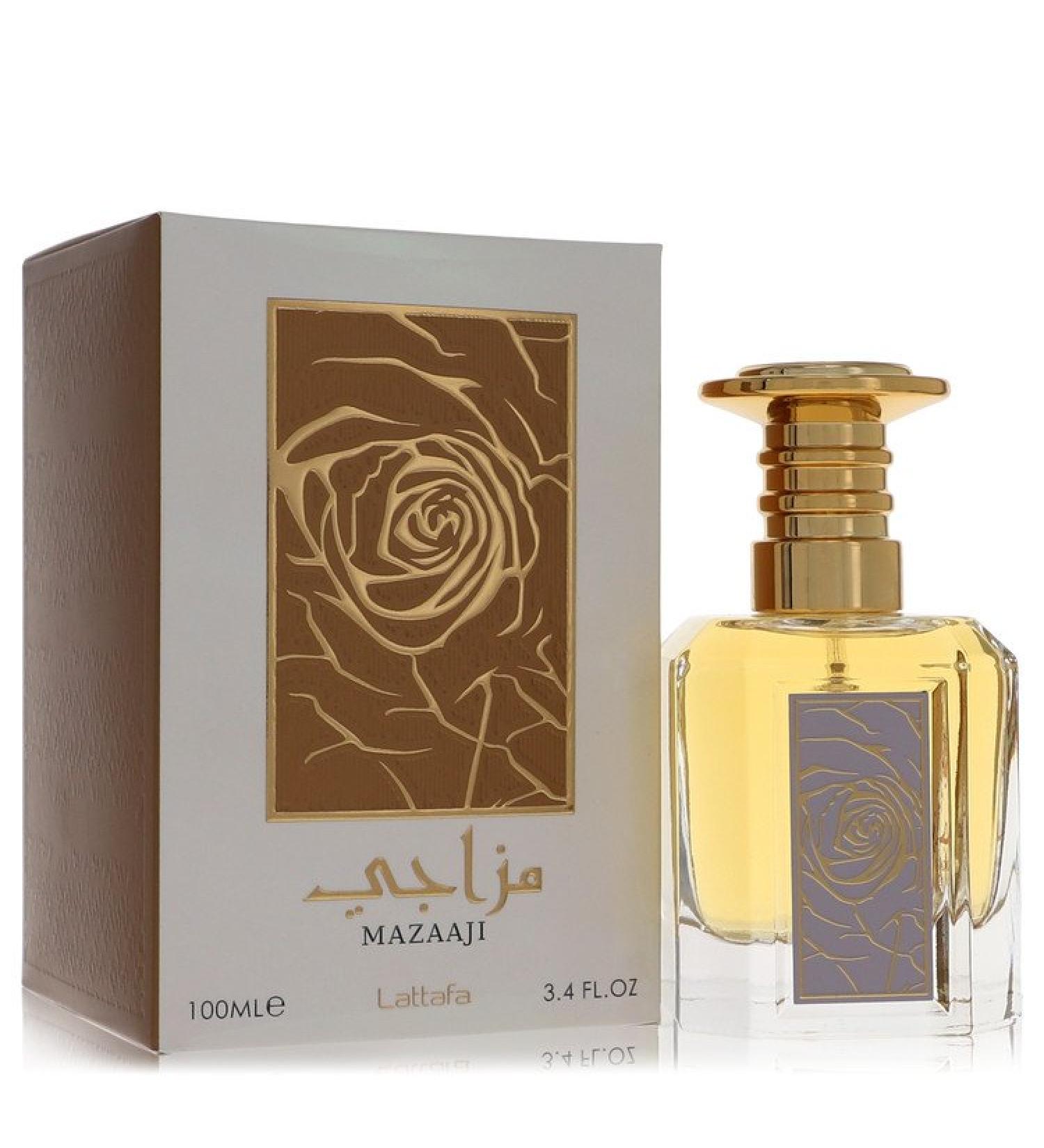 Lattafa Mazaaji by Lattafa Eau De Parfum Spray (Unisex) 3.4 oz for Women