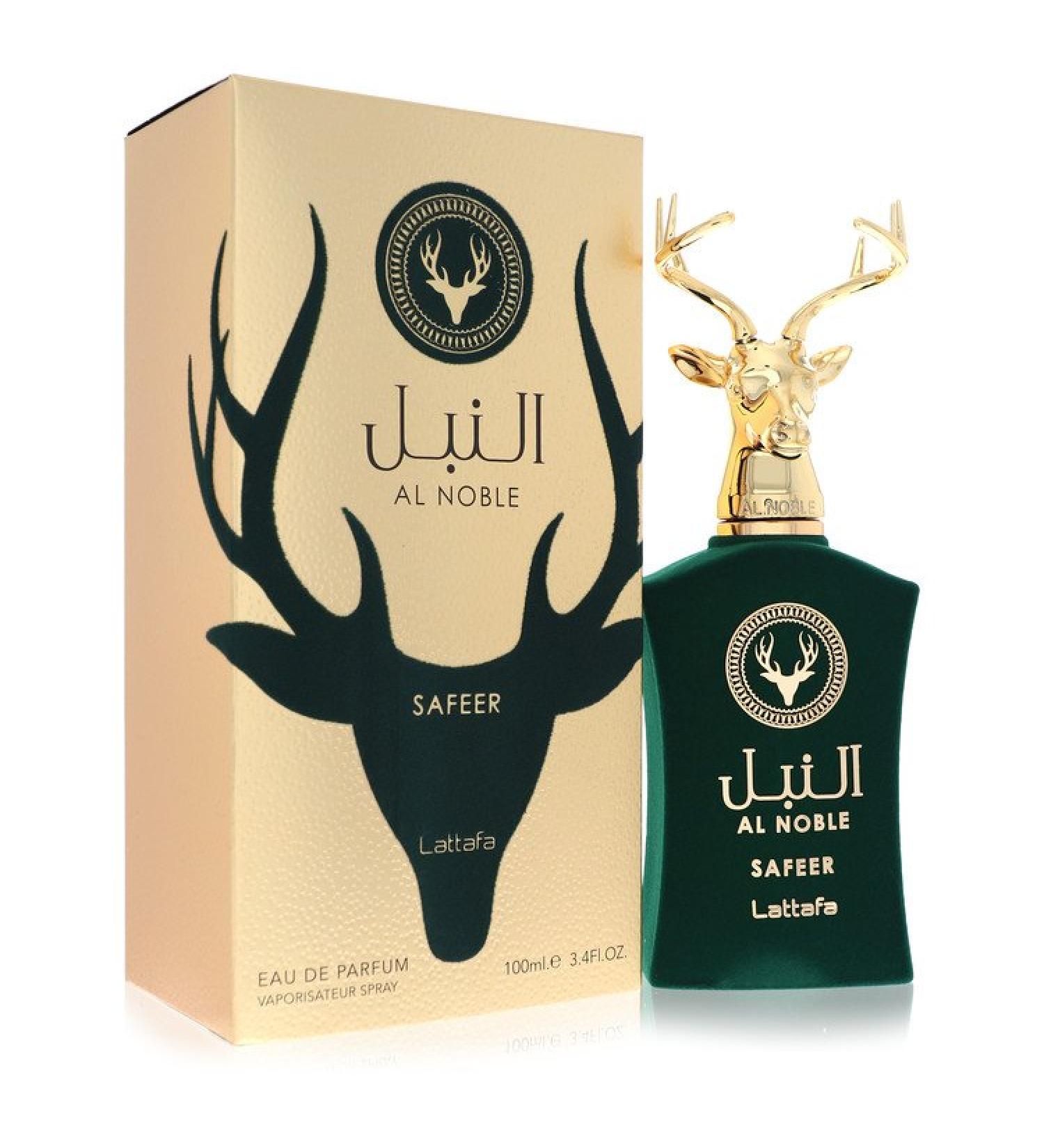Lattafa Al Noble Safeer by Lattafa Eau De Parfum Spray (Unisex) 3.4 oz for Men