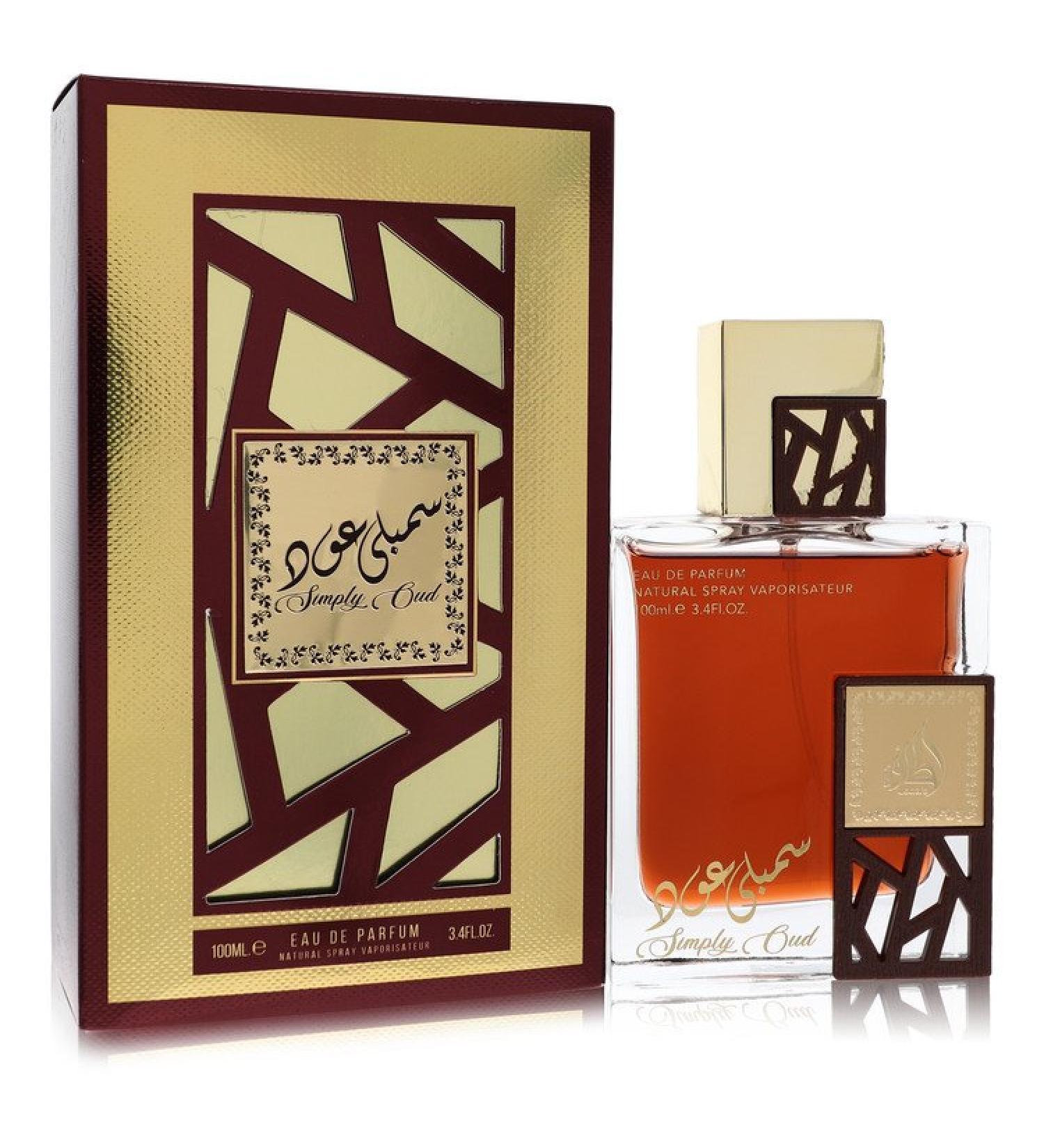 Lattafa Simply Oud by Lattafa Eau De Parfum Spray (Unisex) 3.4 oz for Men