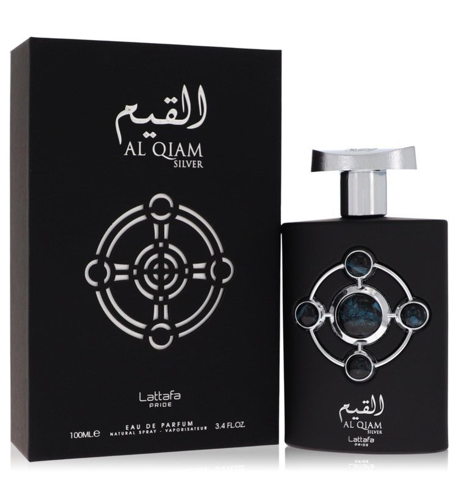 Lattafa Pride Al Qiam Silver by Lattafa Eau De Parfum Spray (Unisex) 3.4 oz for Men