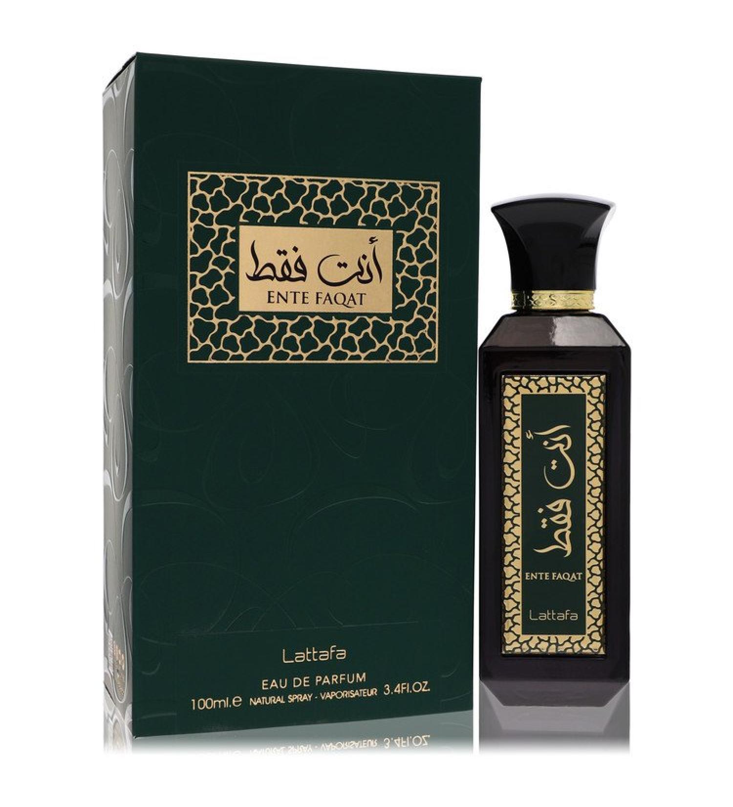 Lattafa Ente Faqat by Lattafa Eau De Parfum Spray (Unisex) 3.4 oz for Men