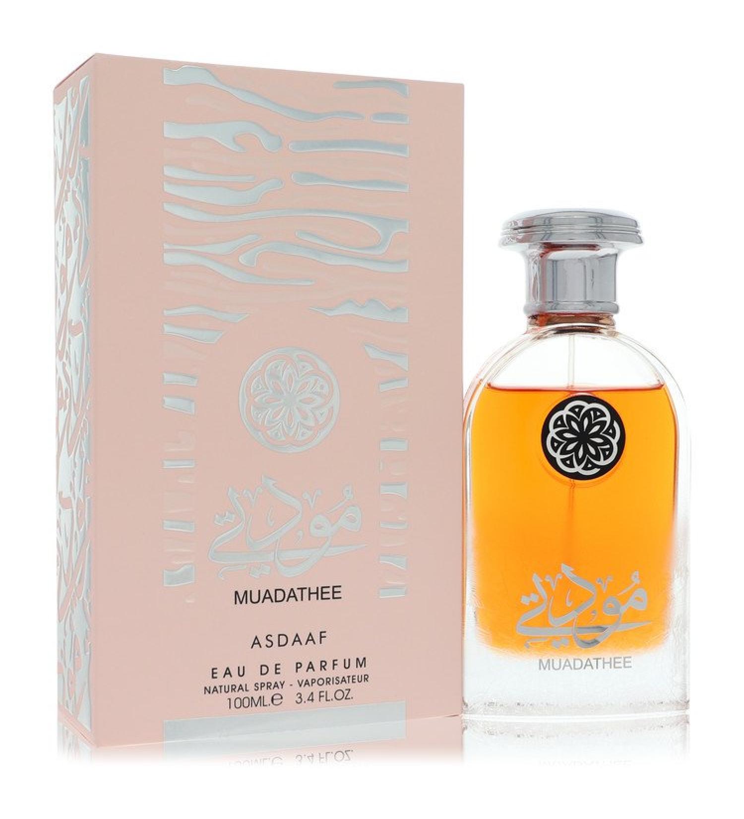 Lattafa Asdaaf Muadathee by Lattafa Eau De Parfum Spray (Unisex) 3.4 oz for Women