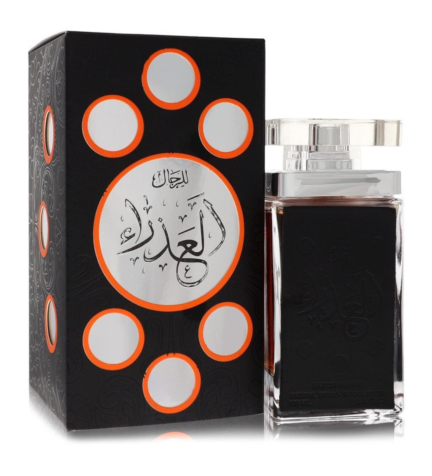 Lattafa Al Azra'a Black by Lattafa Eau De Parfum Spray (Unisex) 3.4 oz for Men