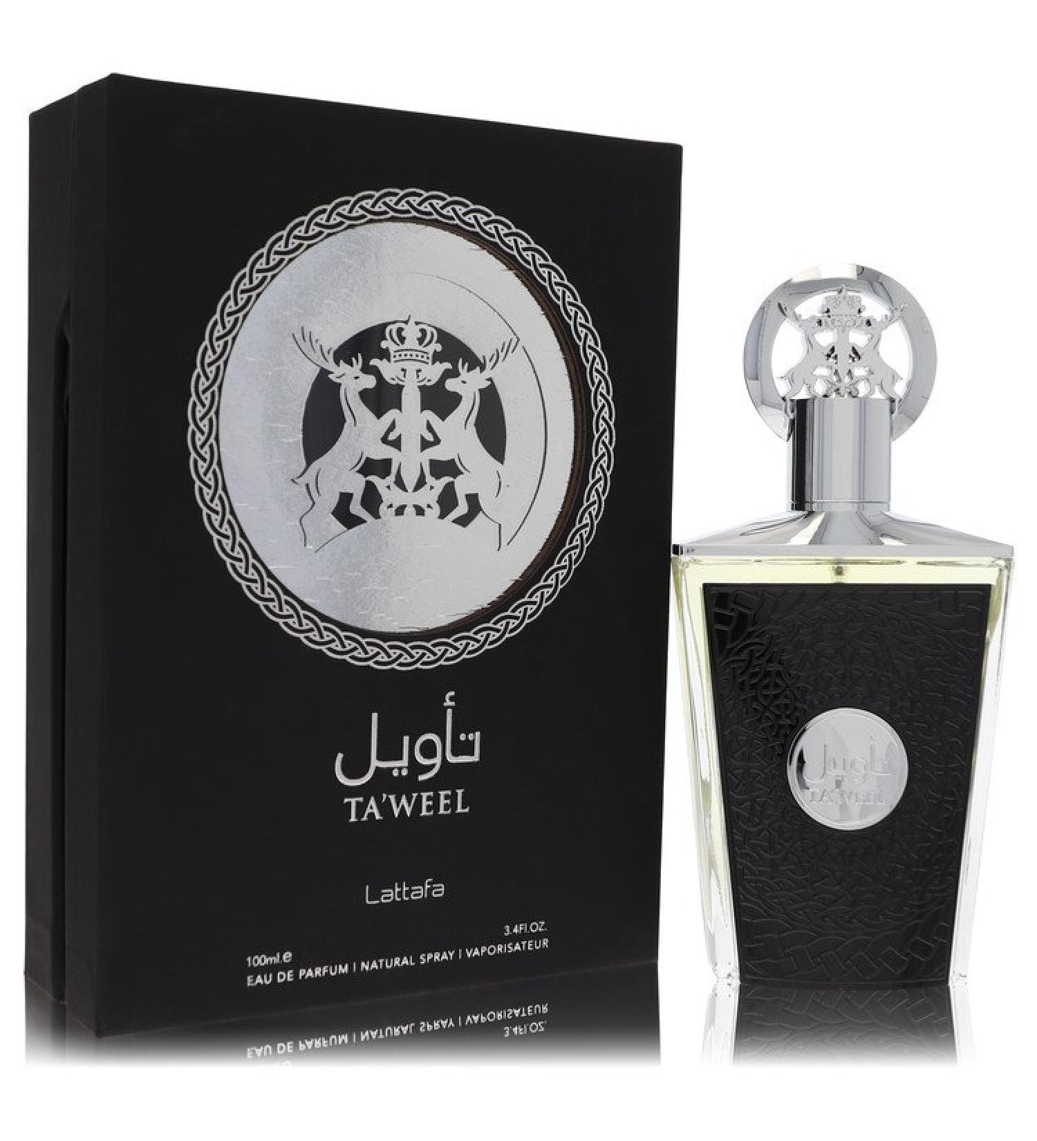 Lattafa Taweel by Lattafa Eau De Parfum Spray (Unisex) 3.4 oz for Men