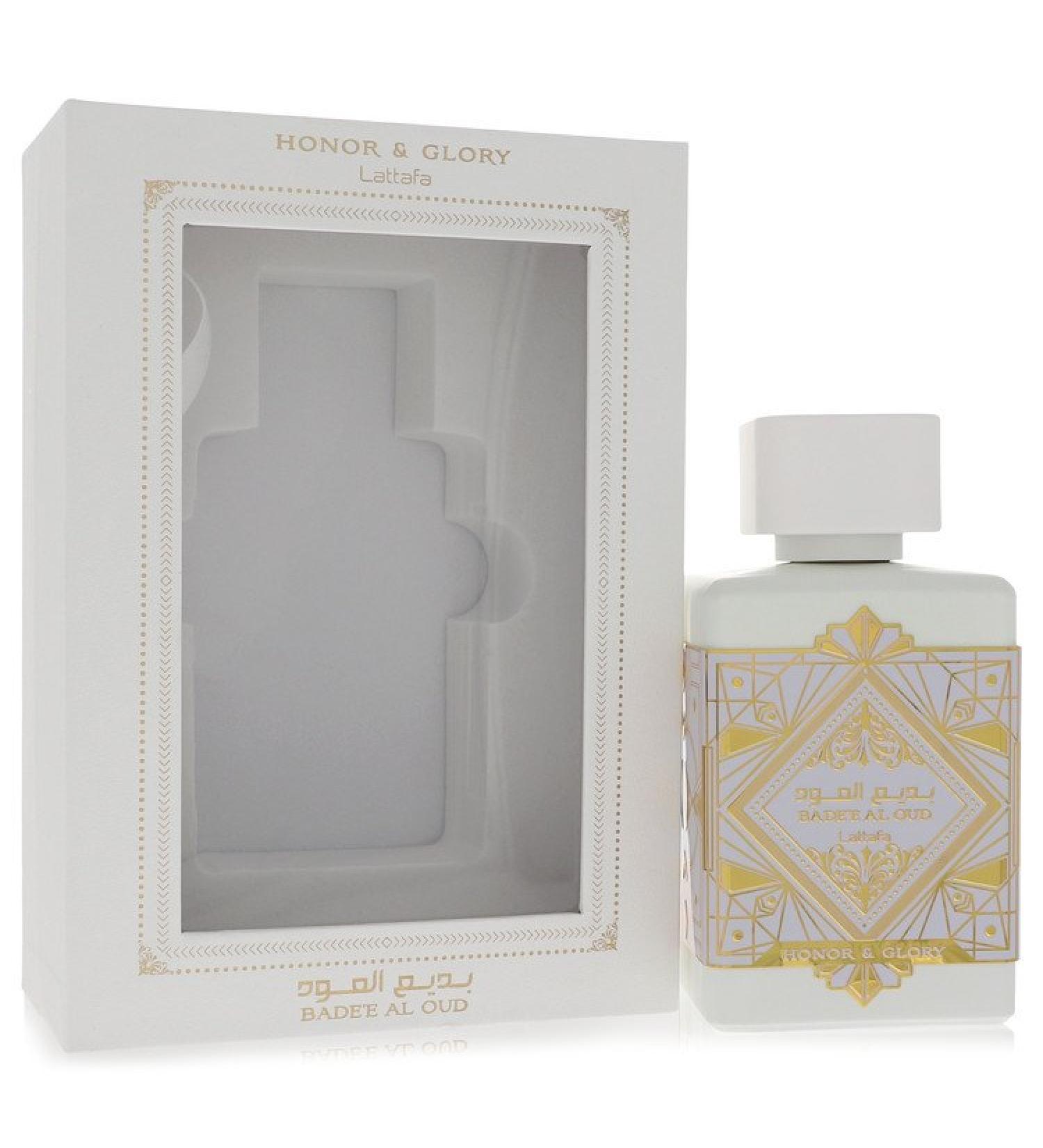Lattafa Badee Al Oud Honor & Glory by Lattafa Eau De Parfum Spray (Unisex) 3.4 oz for Men