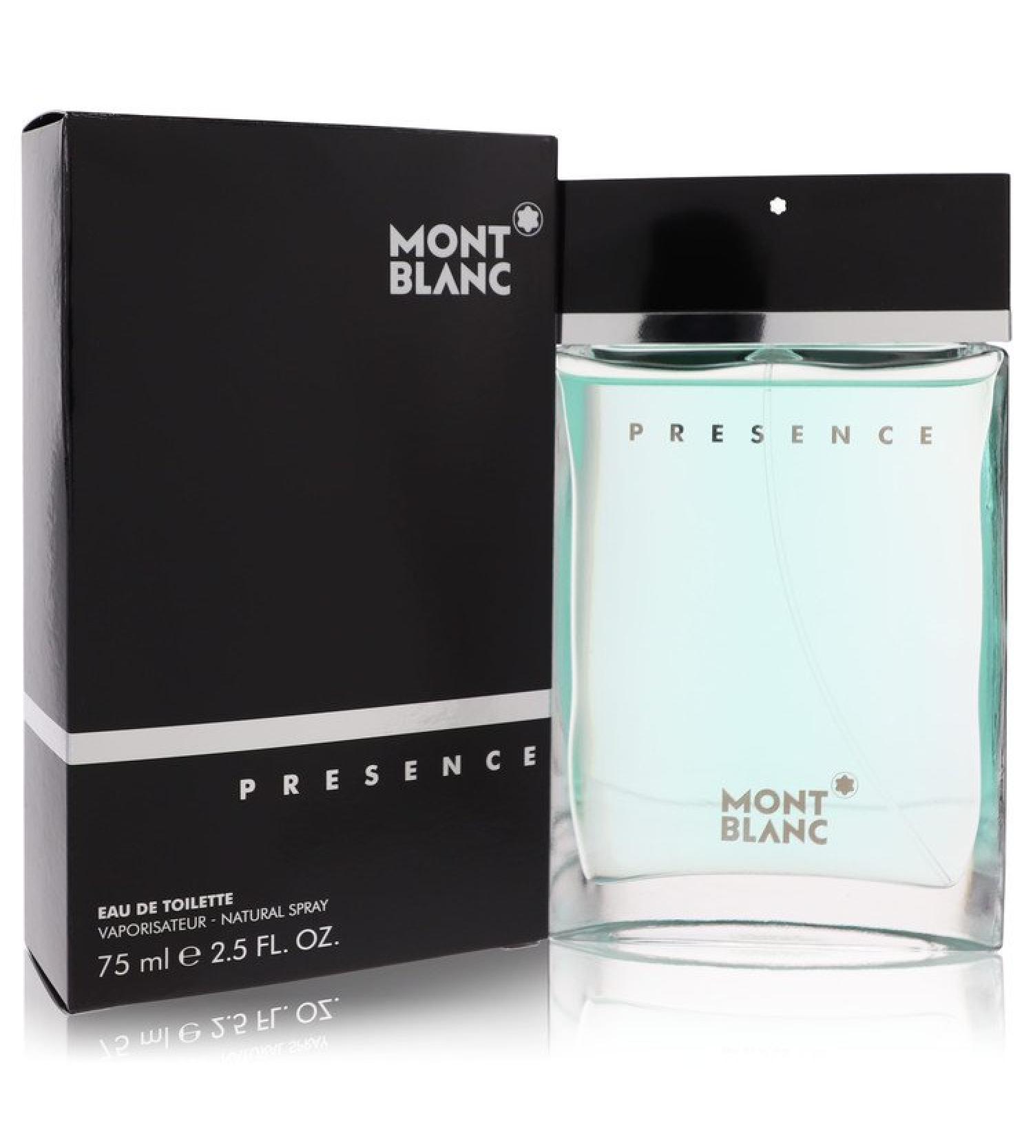 Presence by Mont Blanc Eau De Toilette Spray 2.5 oz for Men