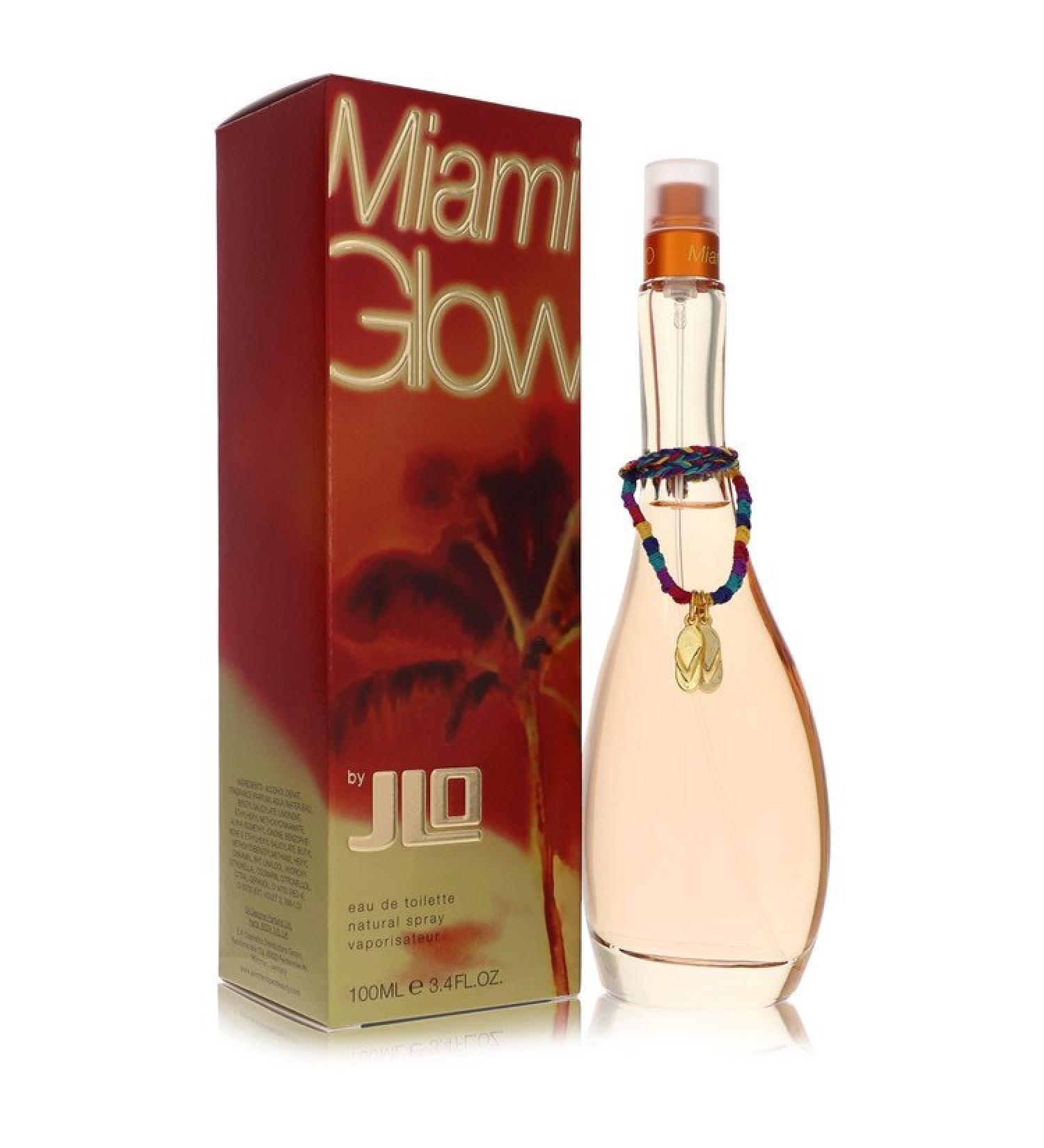 Miami Glow by Jennifer Lopez Eau De Toilette Spray 3.3 oz for Women