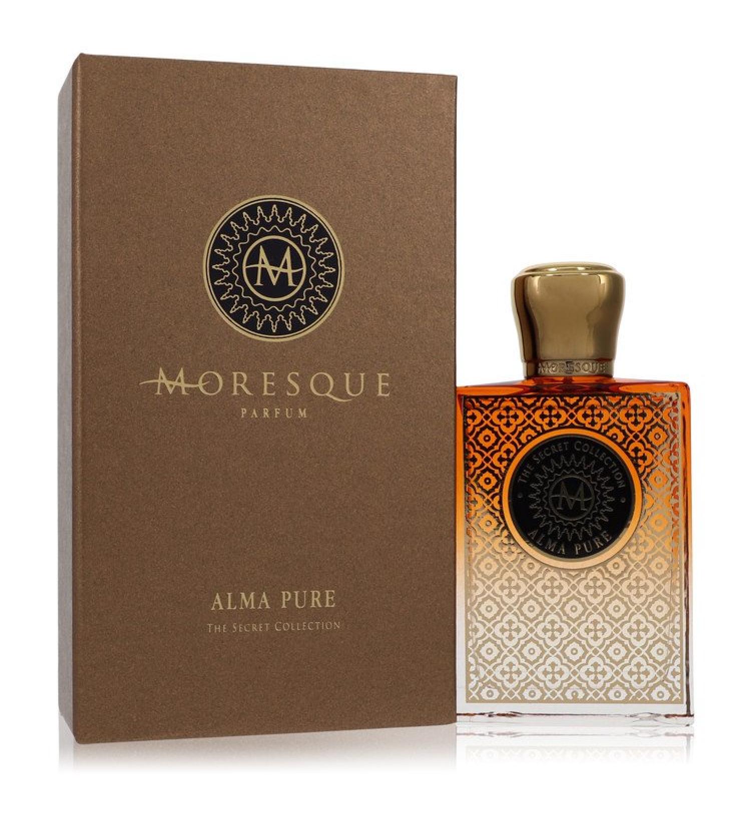 Moresque Alma Pure Secret Collection by Moresque Eau De Parfum Spray (Unisex) 2.5 oz for Men