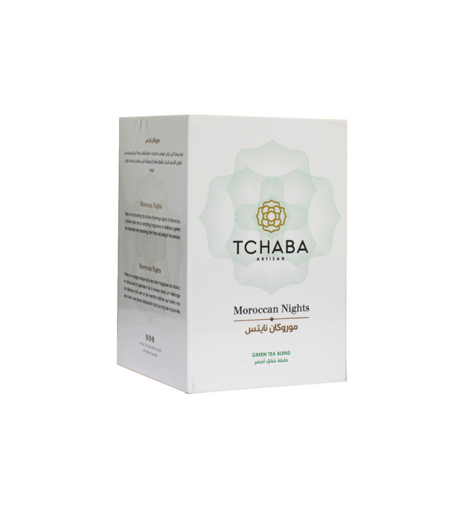 Tchaba Tea Moroccan Nights 20 Sachets | 40 Cups - Buy Online on GoSupps.com