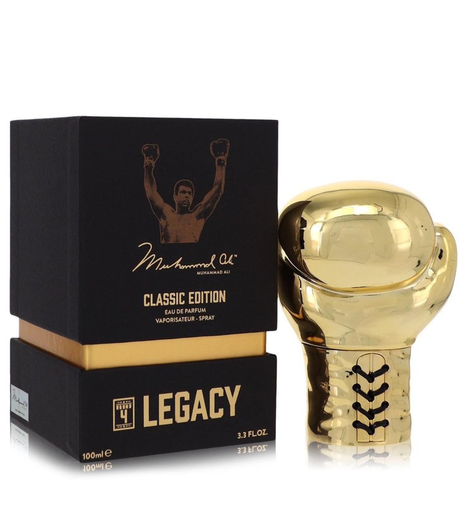 Muhammad Ali Legacy Round 4 by Muhammad Ali Eau De Parfum Spray (Classic Edition) 3.3 oz for Men