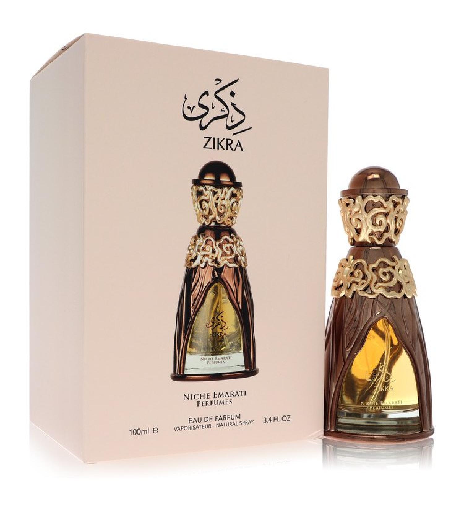 Niche Emarati Zikra by Lattafa Eau De Parfum Spray (Unisex) 3.4 oz for Women
