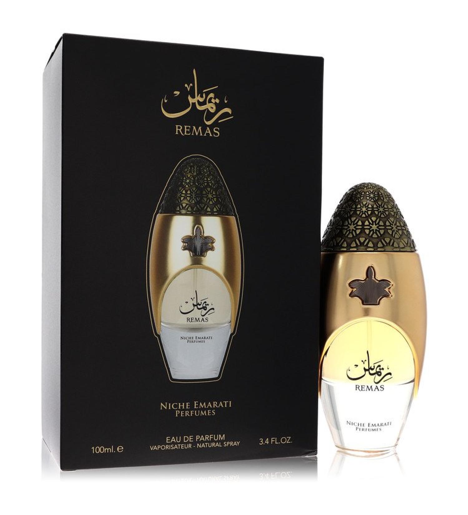 Niche Emarati Remas by Lattafa Eau De Parfum Spray (Unisex) 3.4 oz for Men