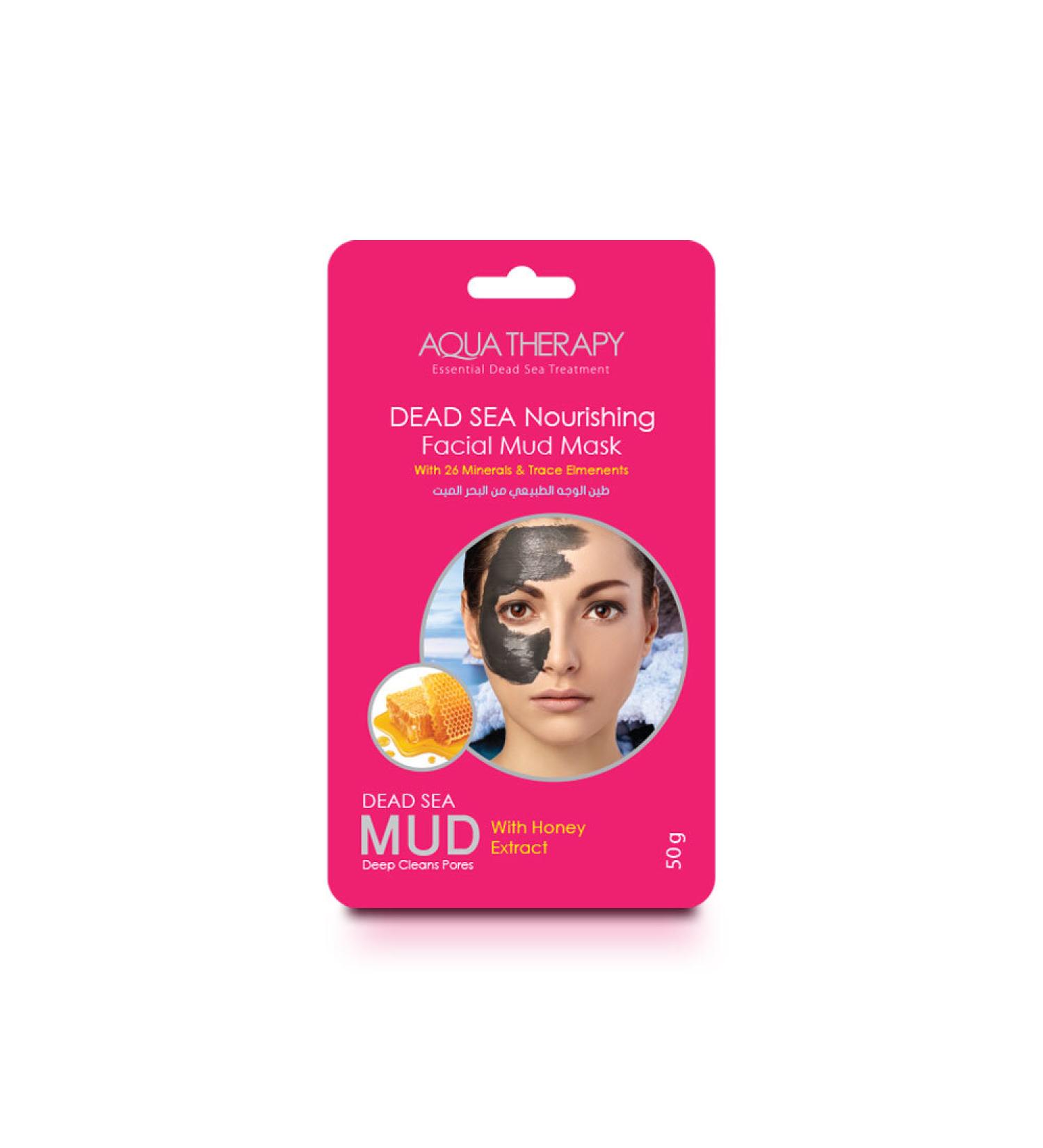 Aqua Theraby - Dead Sea Nourishing Facial Mud Mask - 50 gm. - Buy Online on GoSupps.com