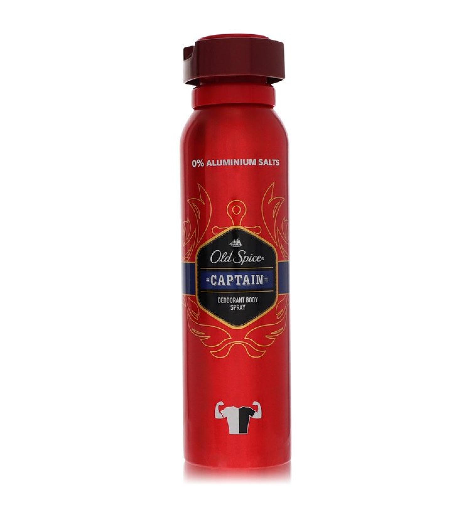 Old Spice Captain by Old Spice Deodorant Spray 5 oz for Men