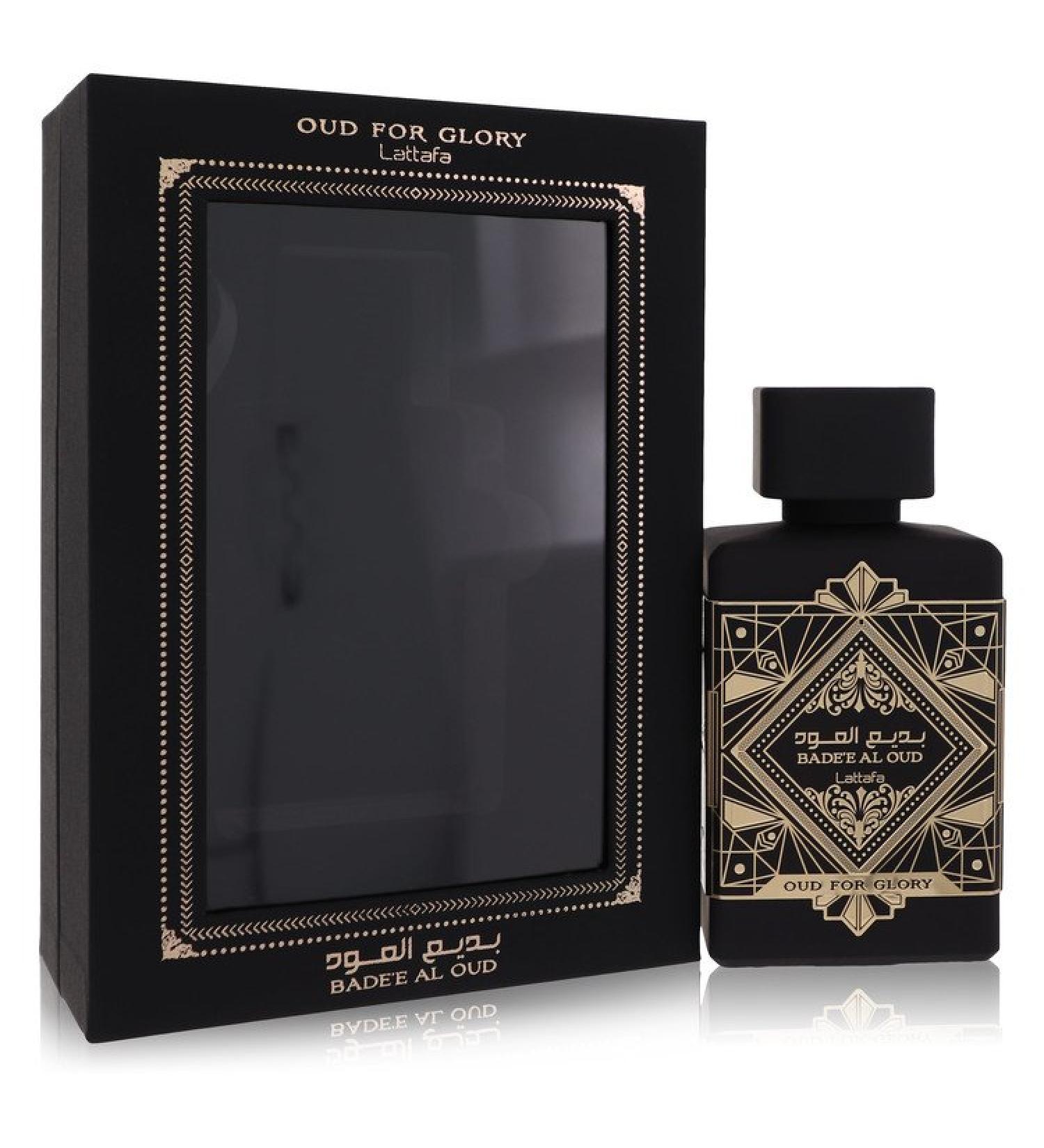 Lattafa Oud For Glory Badee Al Oud by Lattafa Eau De Parfum Spray (Unisex) 3.4 oz for Women