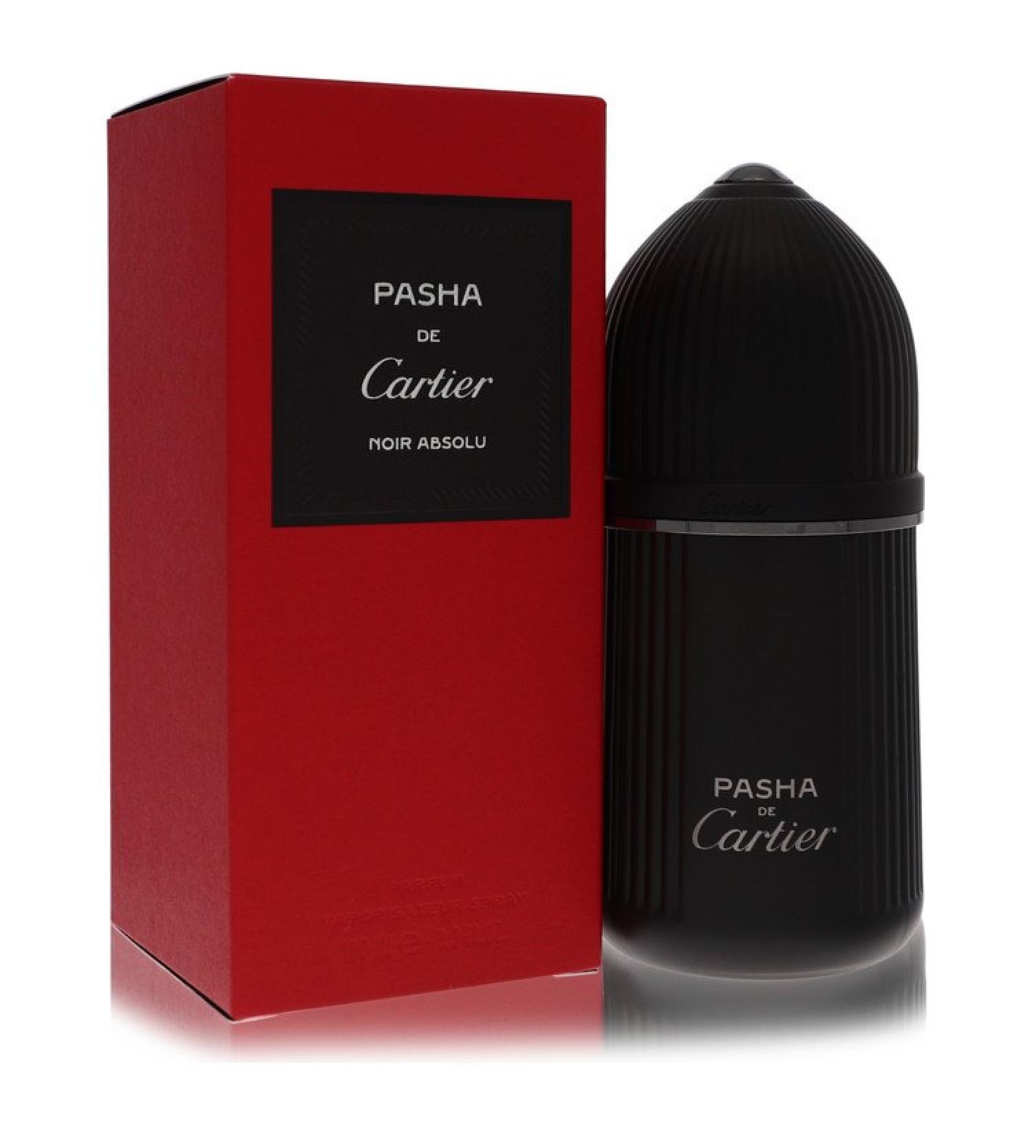 Pasha De Cartier Noire Absolu by Cartier Parfum Spray 3.3 oz for Men