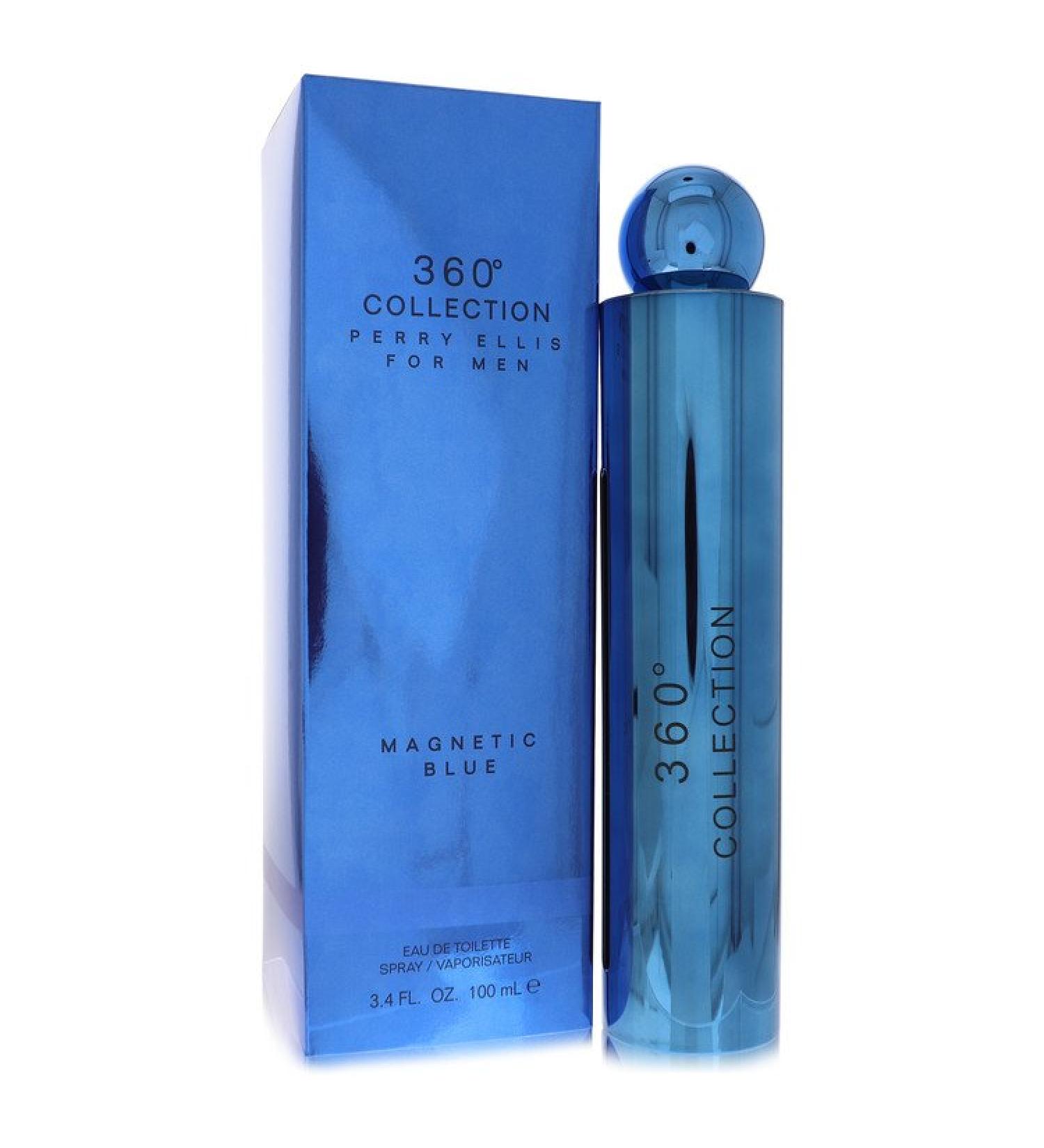 Perry Ellis 360 Collection Magnetic Blue by Perry Ellis Eau De Toilette Spray 3.4 oz for Men