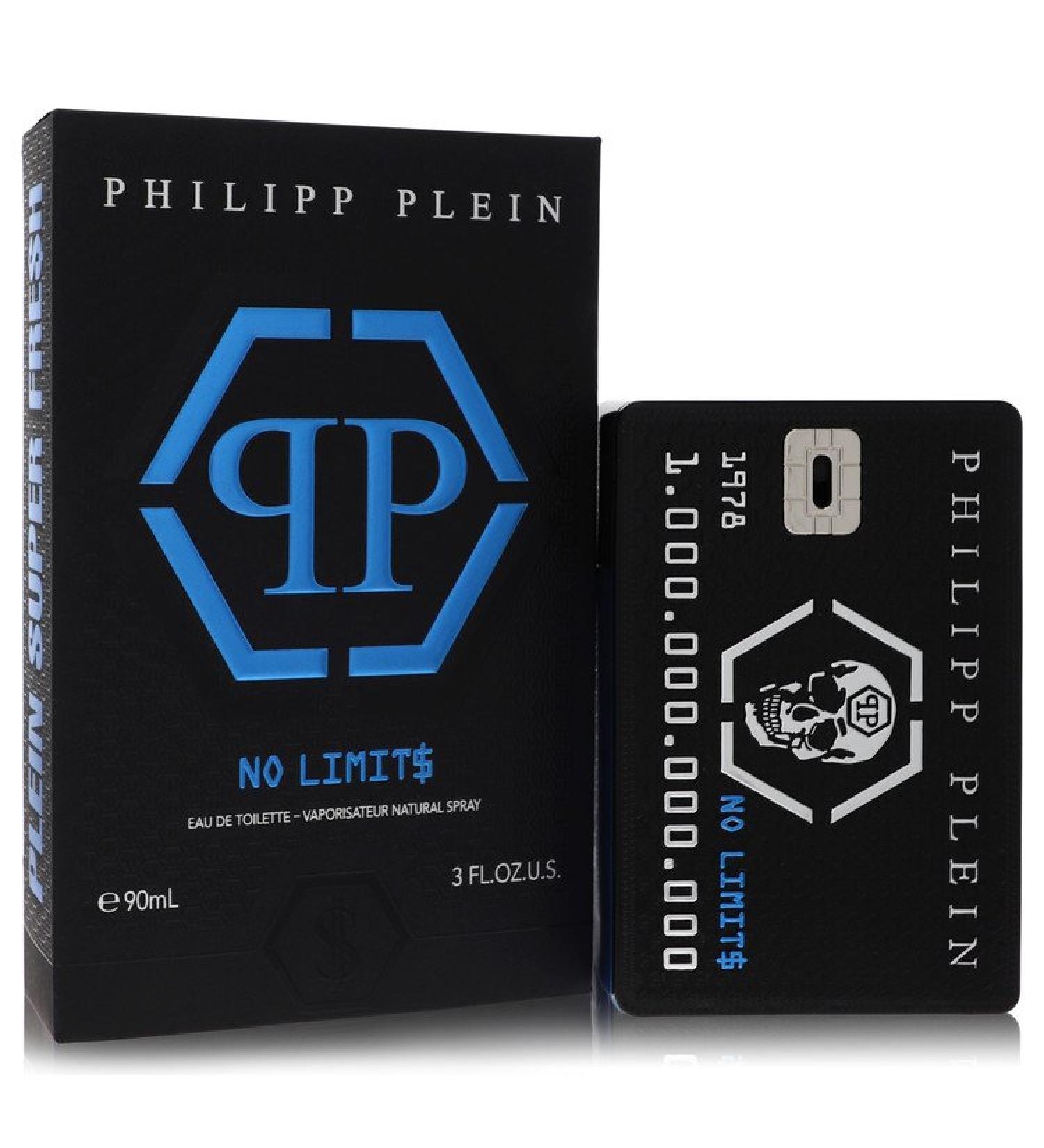 Philipp Plein No Limits Super Fresh by Philipp Plein Parfums Eau De Toilette Spray 3 oz for Men